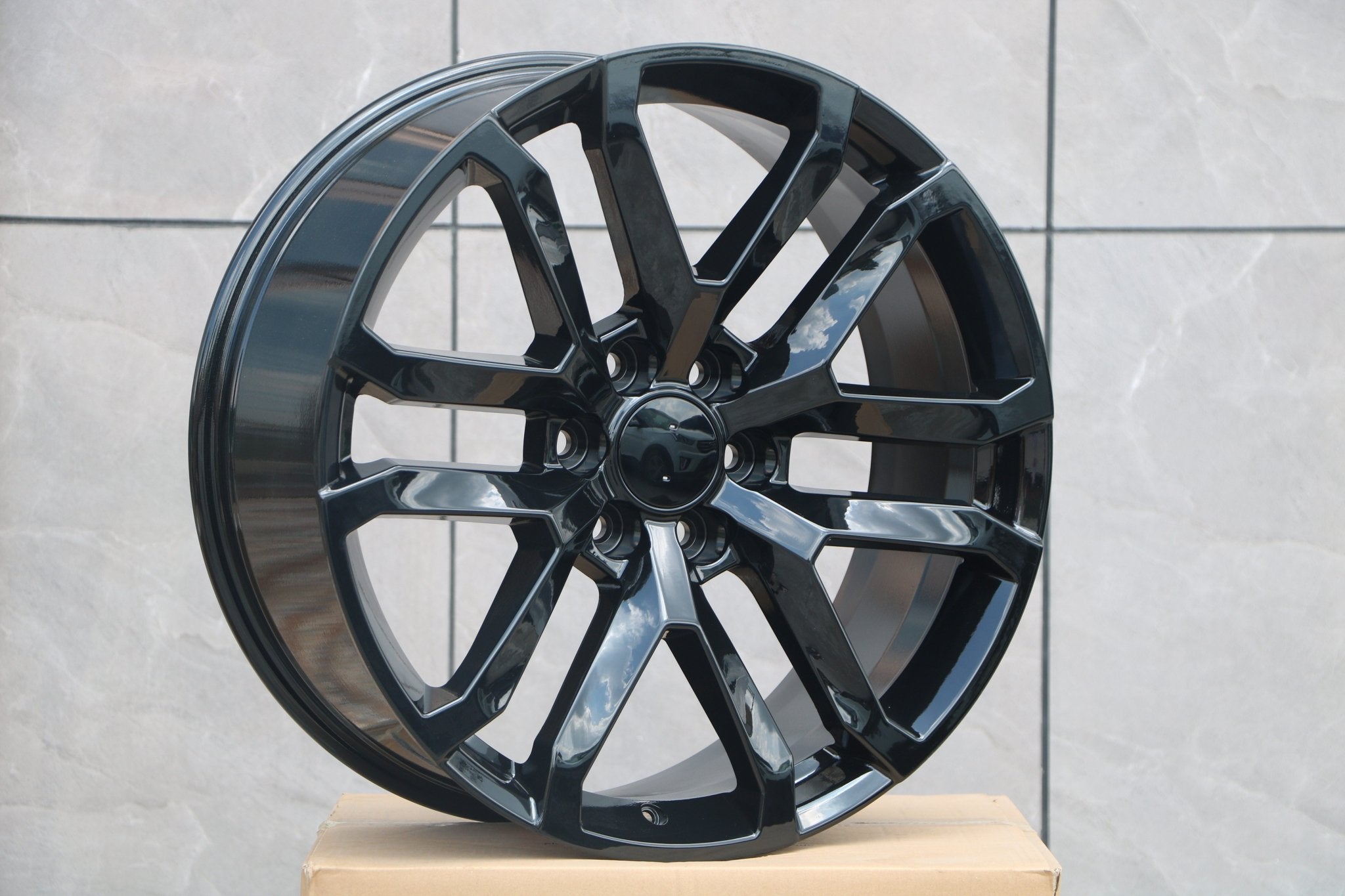 W573 D1444 Gloss Black 20x9.0 ET28 6*139.7 CB78.1  C1291-01