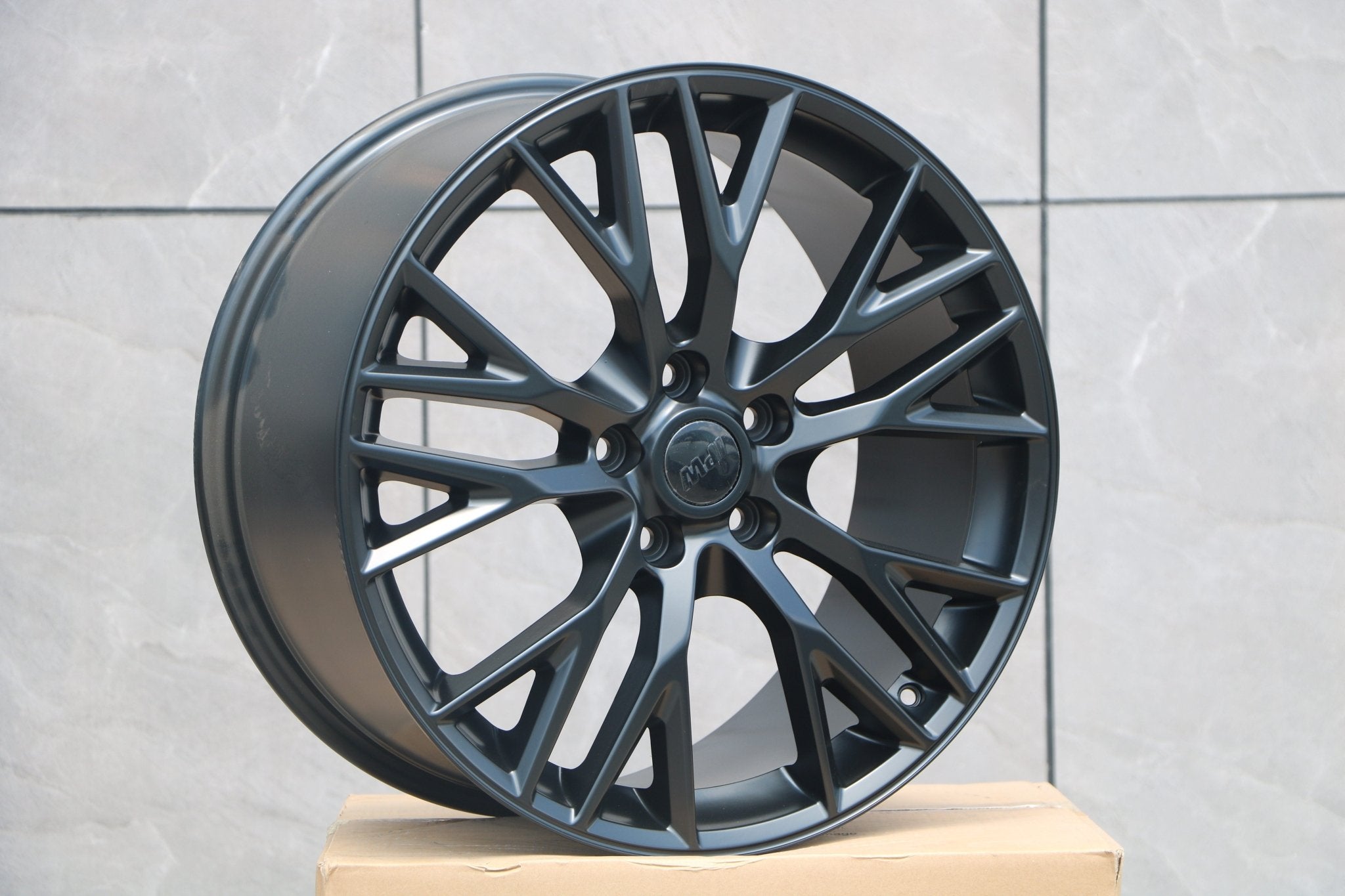 W591 Satin Black 18x8.5 ET56 CB70.3 5x120.7 - WCC 57mm, inside 47.5mm C1187-LA5B