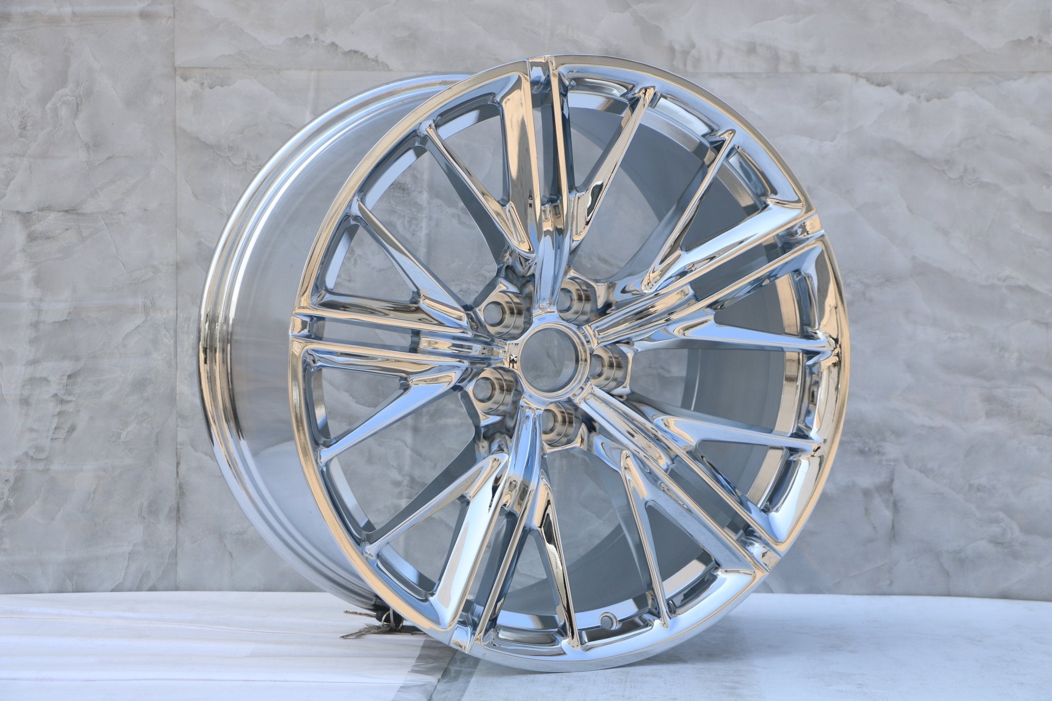 W596 1609 Chrome 20x10.0 ET23 CB66.9 5x120
