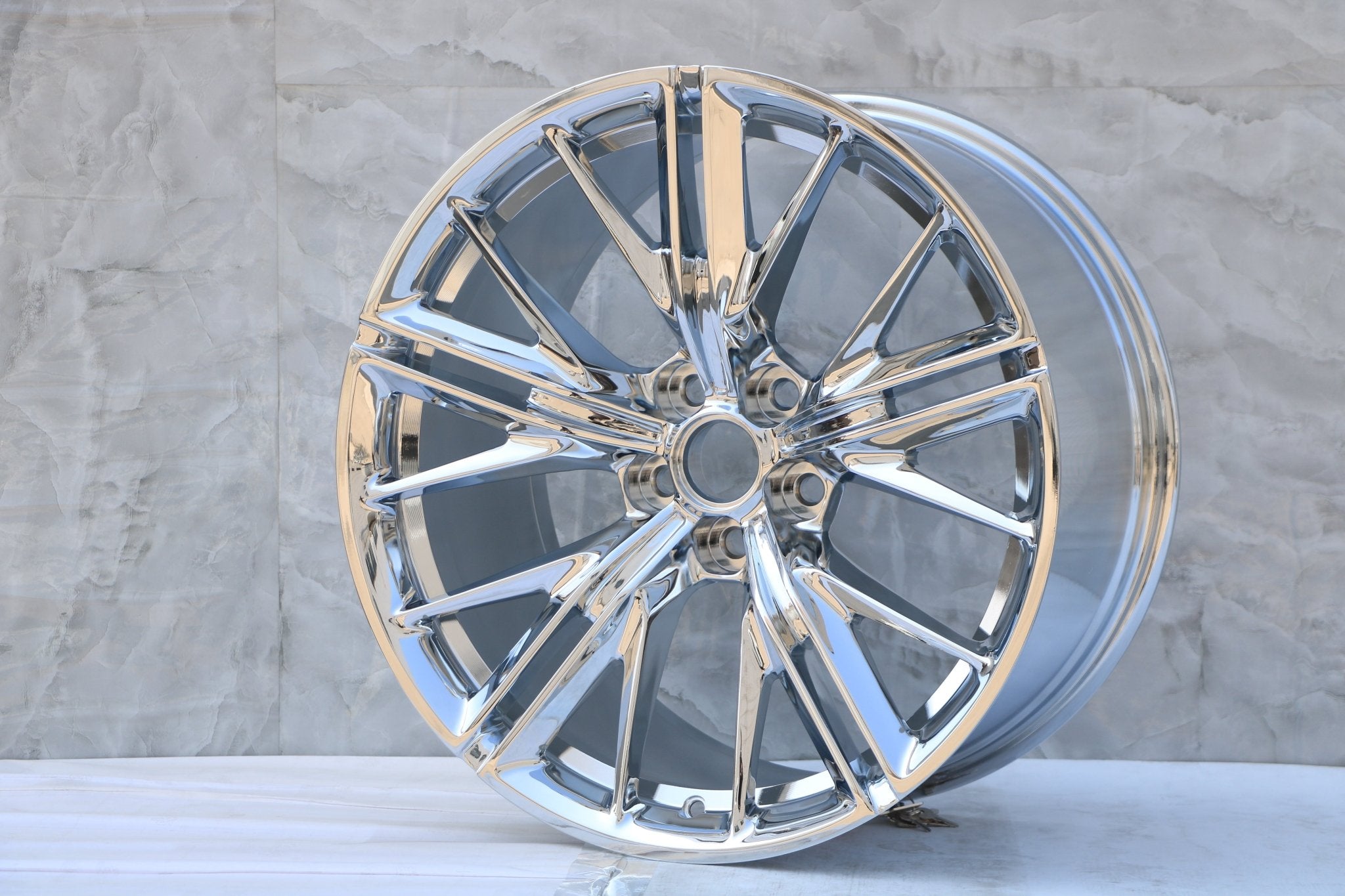W596 1609 Chrome 20x10.0 ET23 CB66.9 5x120