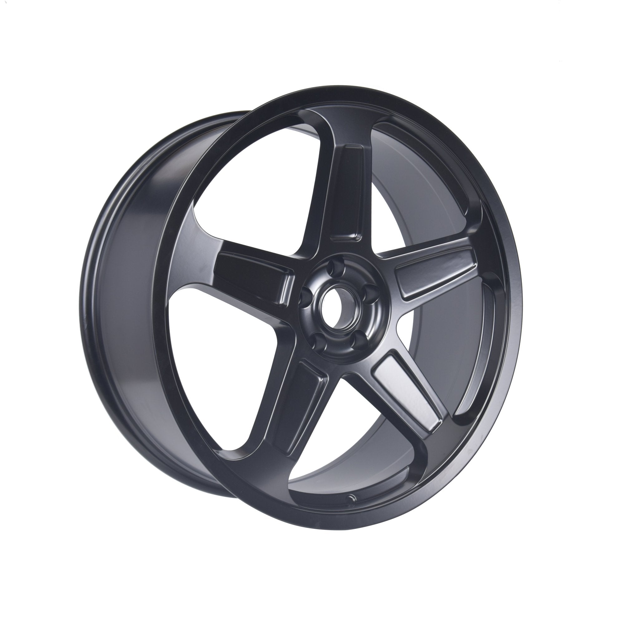 W597 1393 Satin Black 22x9.0 ET20 5x115 CB 71.5