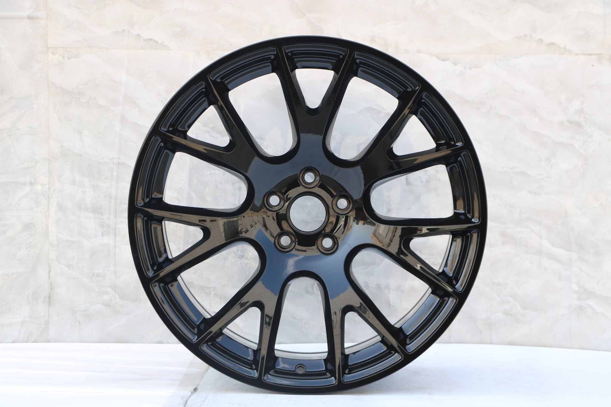 W598 1523 Gloss Black 20x9.0 ET 20 CB71.5 5x115  C1288-01-B