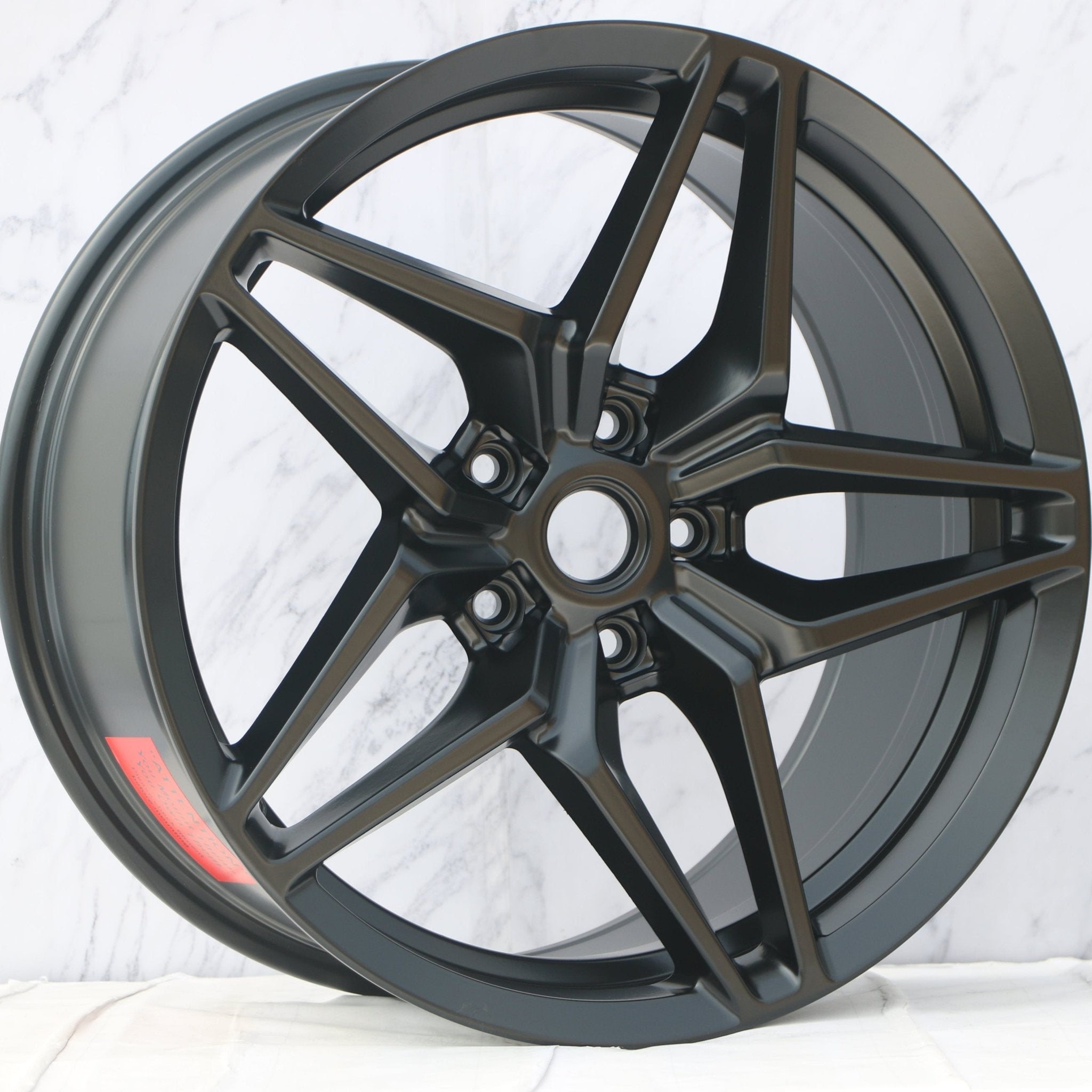 W599 D1584 Satin Black 19x9.5 ET55 5x120.7 CB70.3
