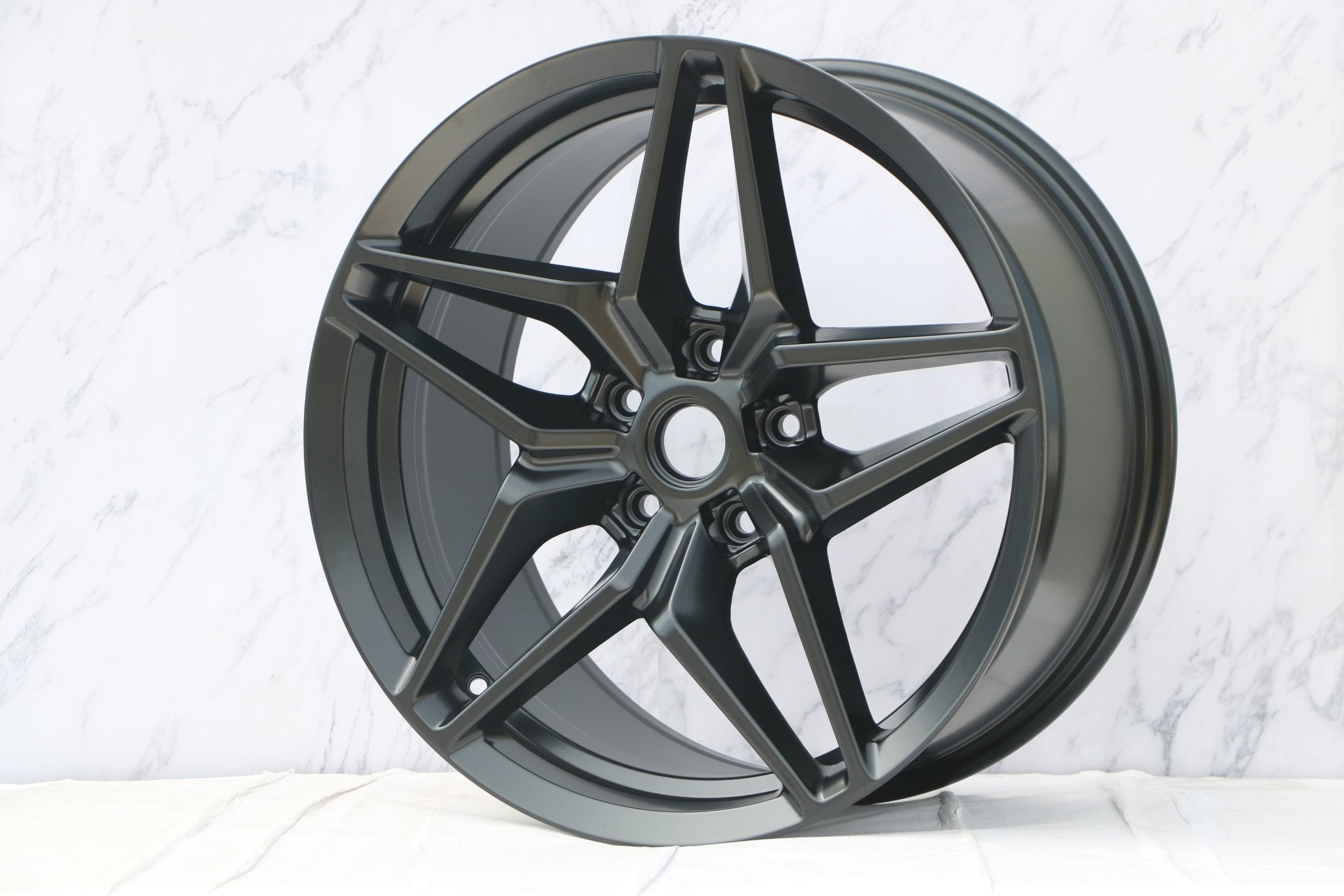 W599 D1584 Satin Black 20x11 ET73 5x120.7 CB70.3