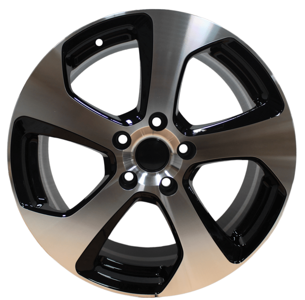 W602 Black Machined Face 17*7.0 ET45 5*112 CB57.1 C030A-C