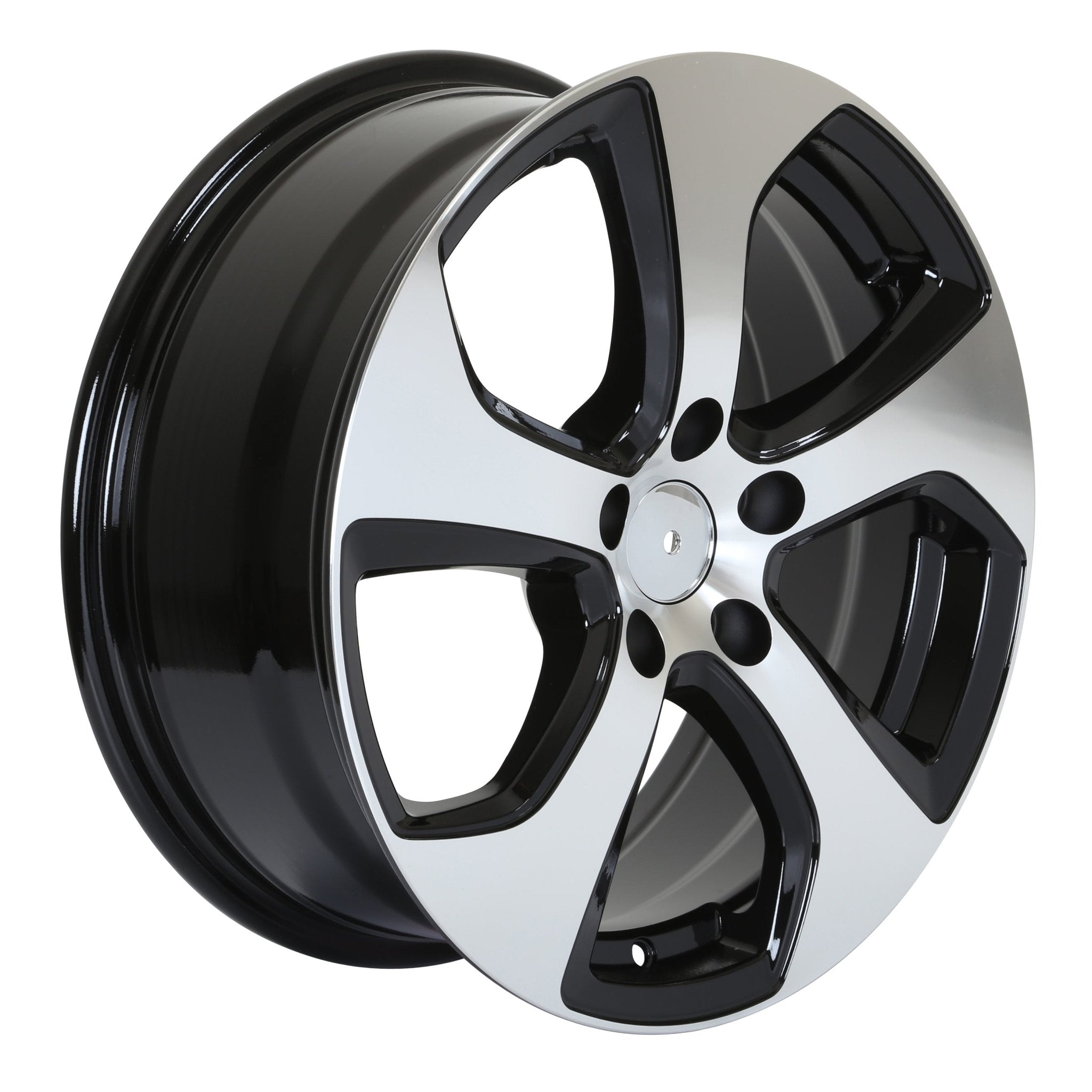 W602 Black Machined Face 17*7.0 ET45 5*112 CB57.1 C030A-C