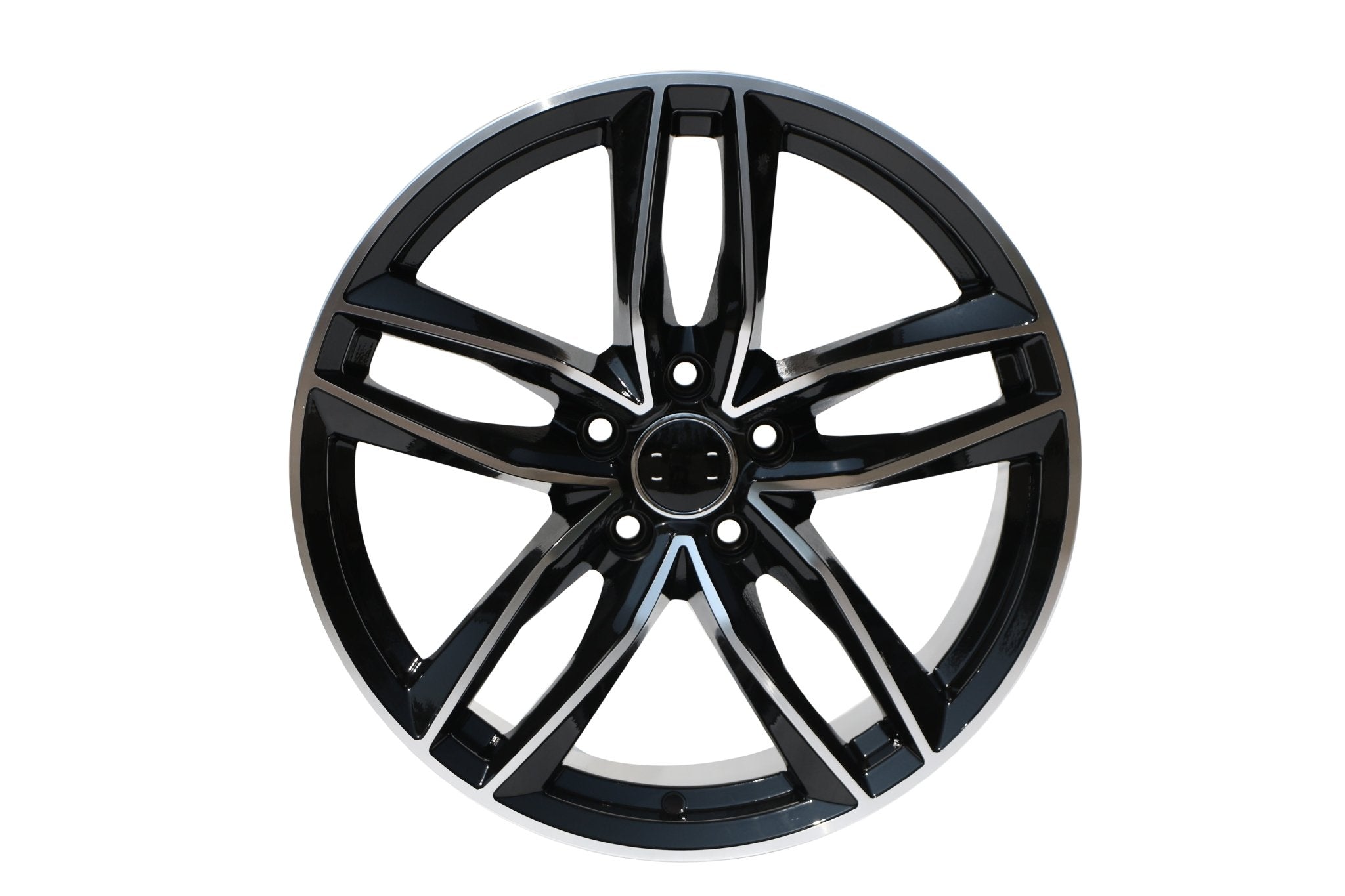 W627 1126 Black Machined Face 18x8.0 5x112 ET35 CB66.6