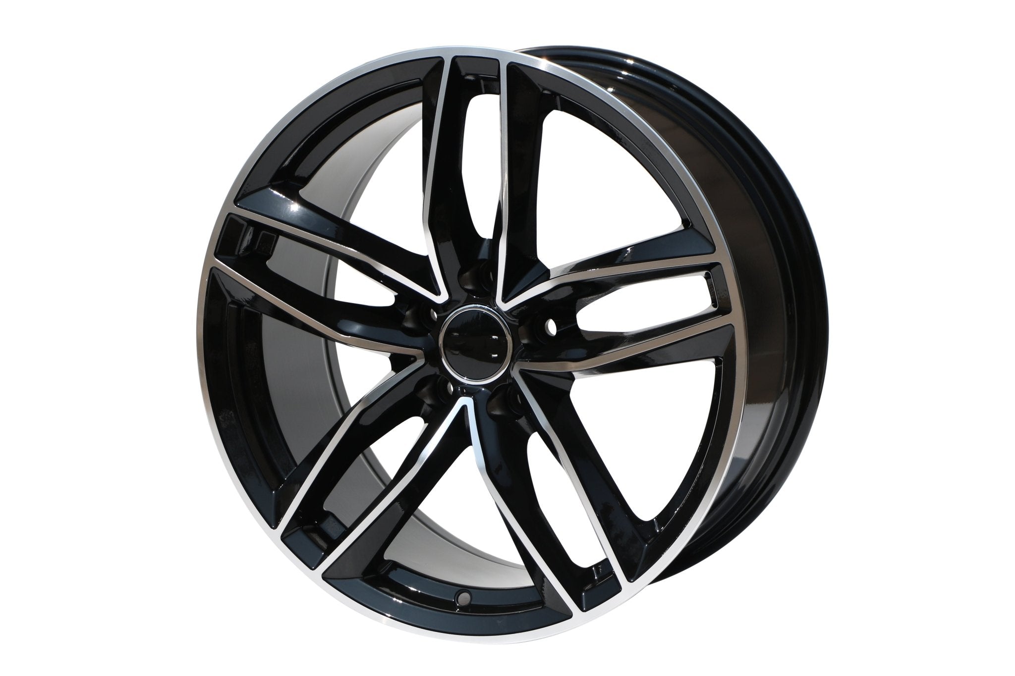W627 1126 Black Machined Face 18x8.0 5x112 ET35 CB66.6