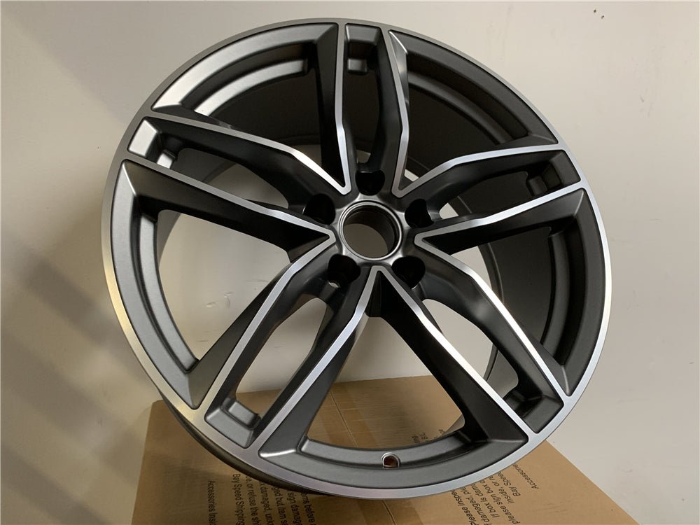 W627 Gunmetal Machined Face 17x7.5 ET35 5x112 CB66.56 wcc 69mm  1126