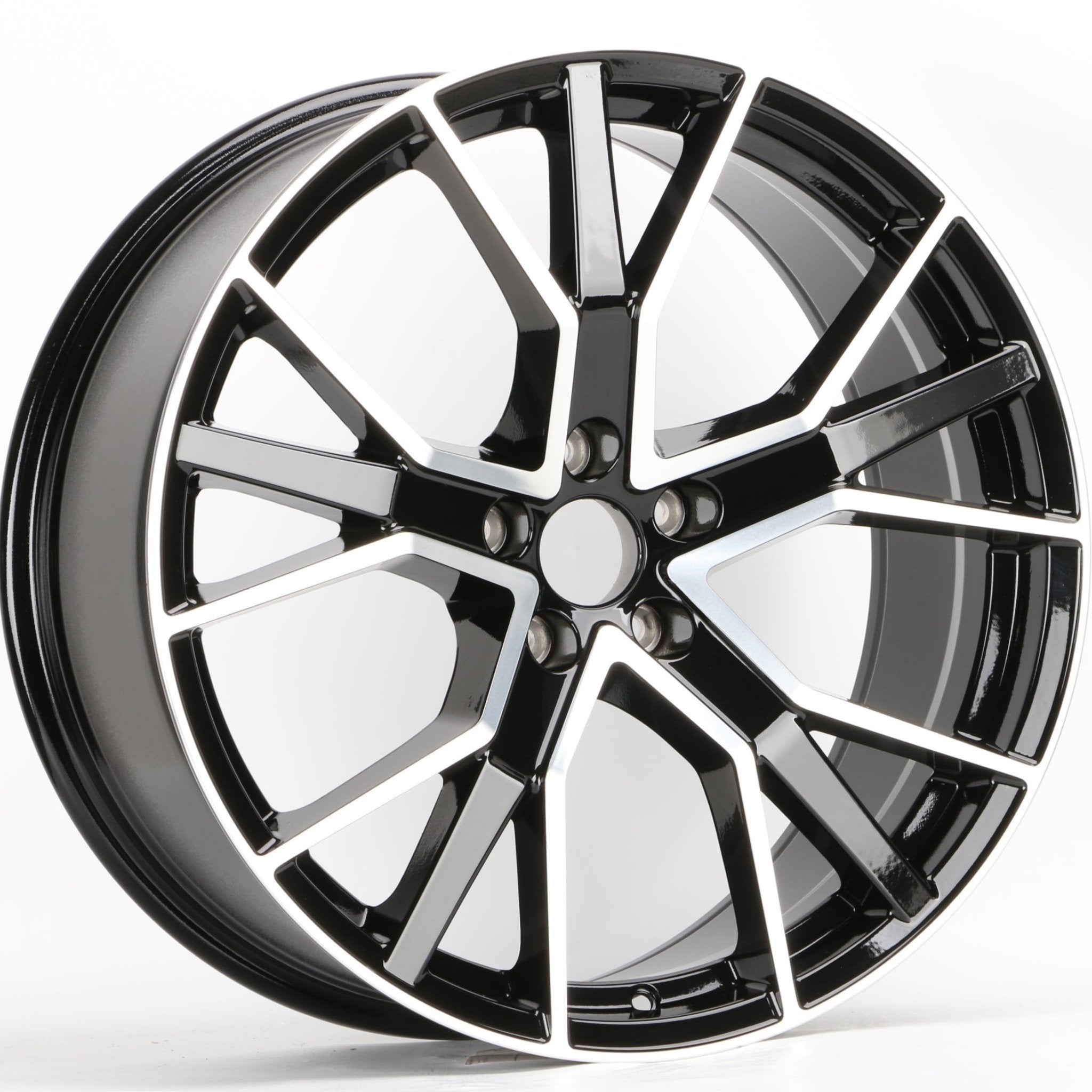 W631 IVF-3139 Black Machined Face 20x9 ET30 5x112 CB66.45