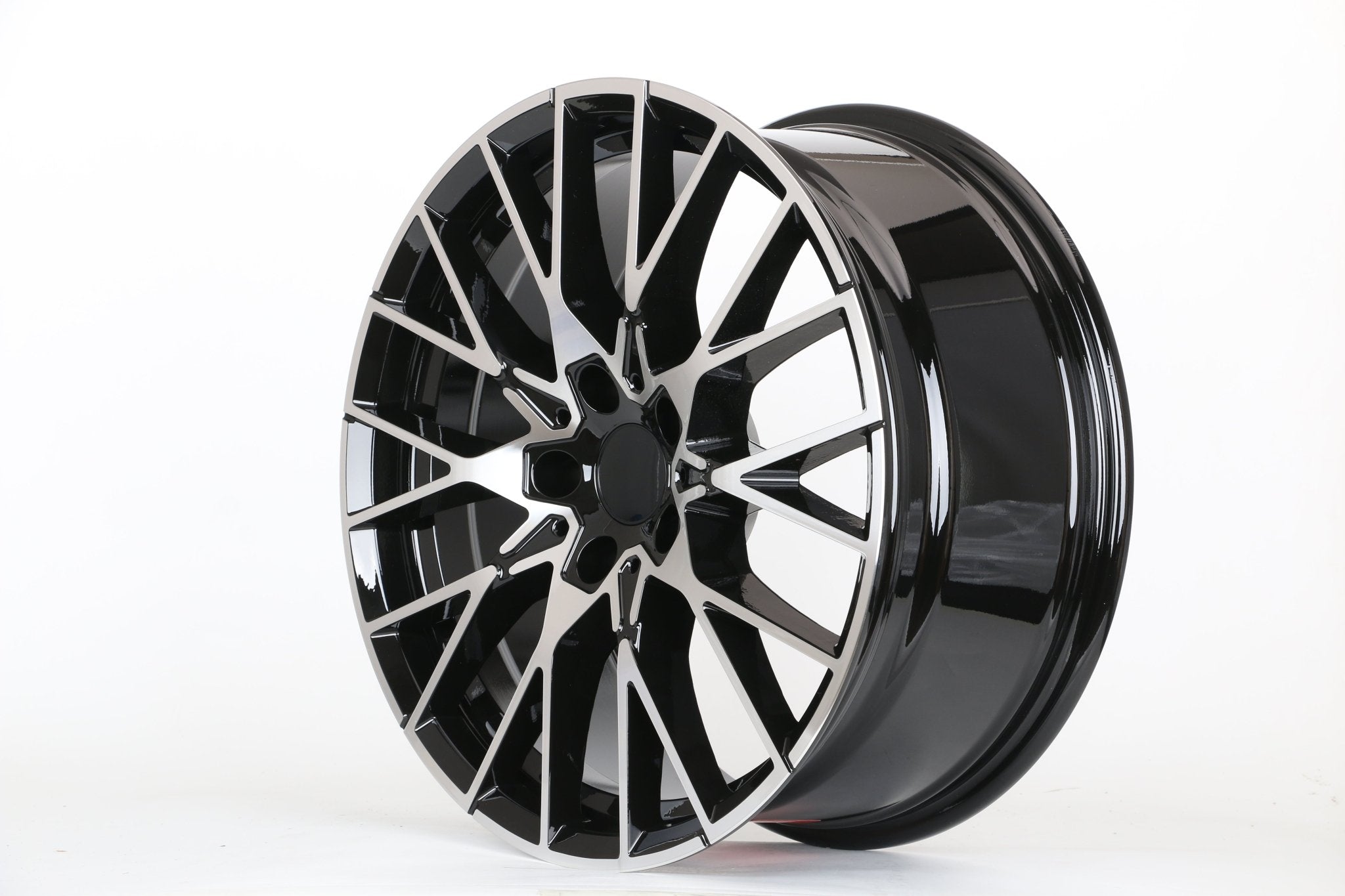 W701 Black Machined Face 19x8.5 ET35 5x120 CB72.56