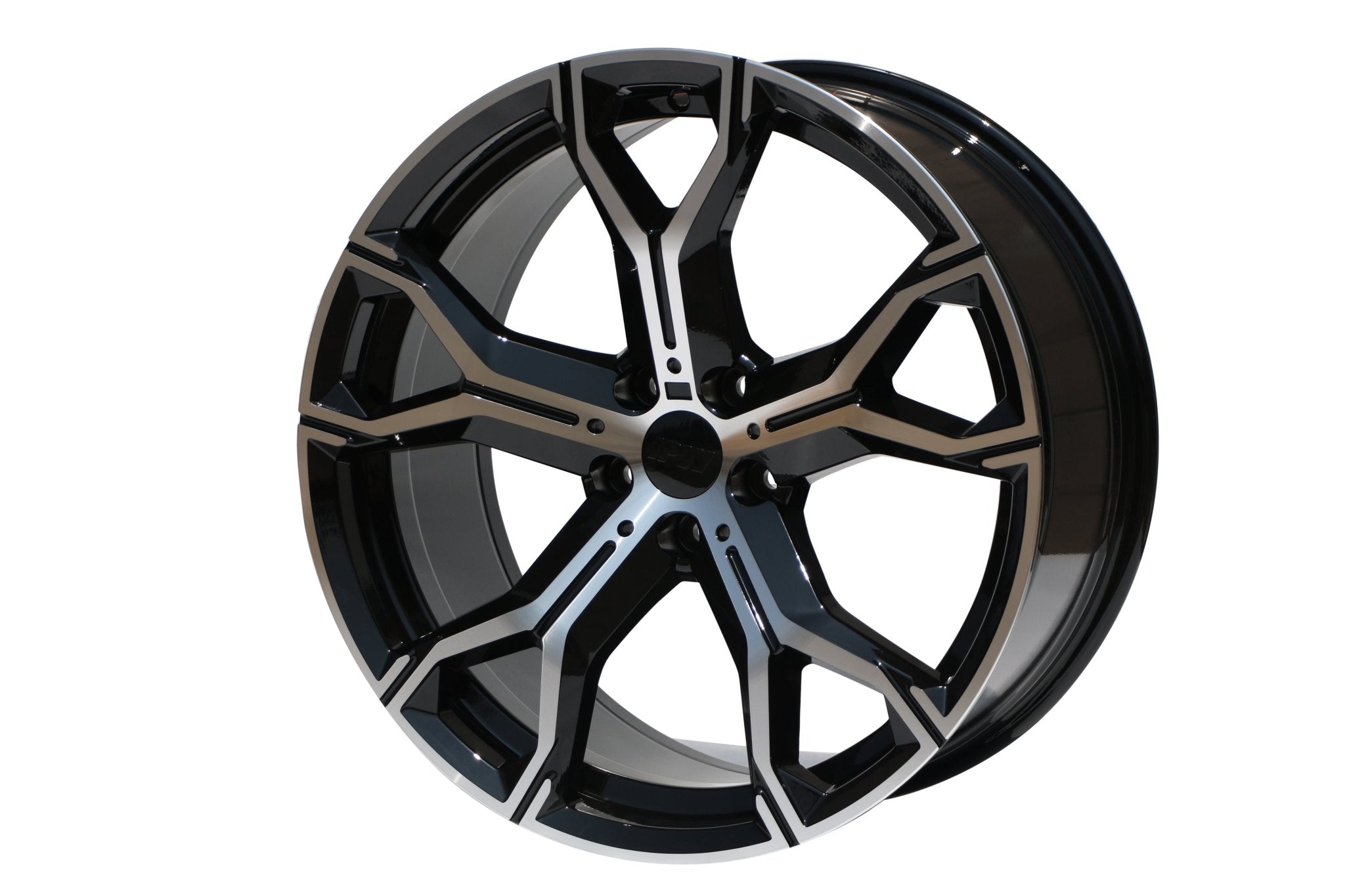 W702 Black Machined Face 20x10.5 ET40 5x120 CB74.1
