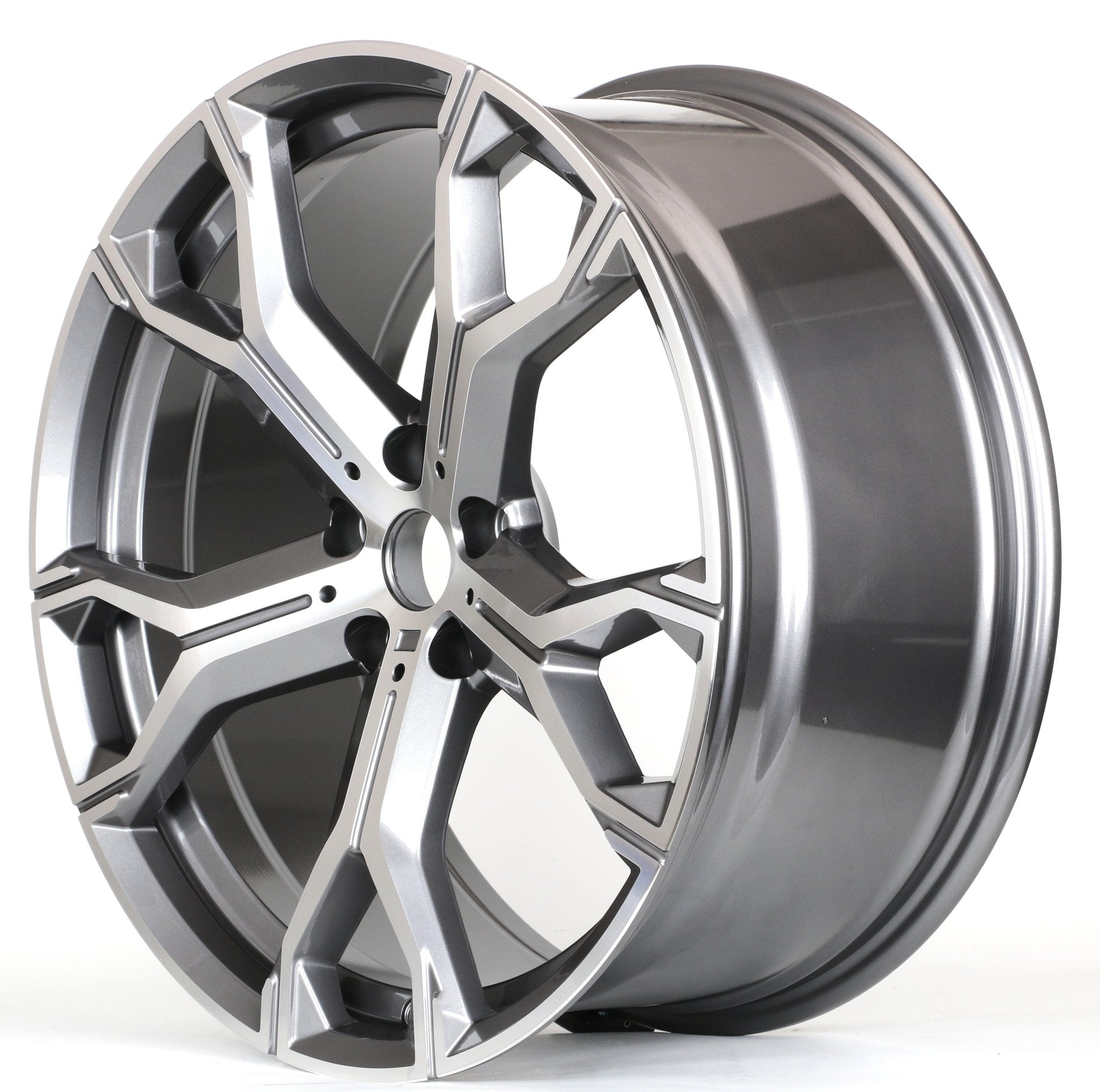 W702 D1538 Gunmetal Machined Face 20x10.5 ET40 5x120 CB74.1