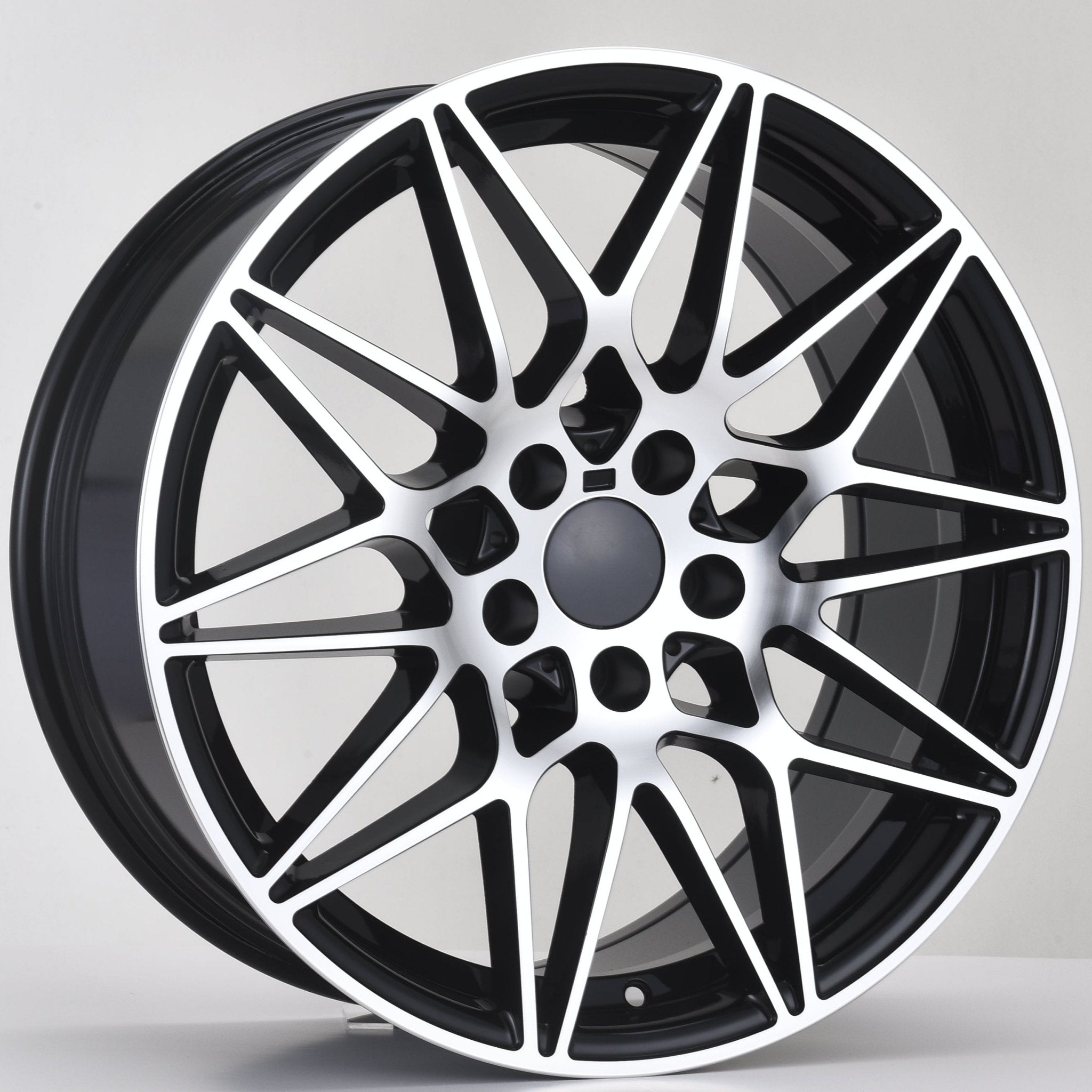 W709 1147 Black Machined Face 18x8.0 ET35 5x120 CB72.5