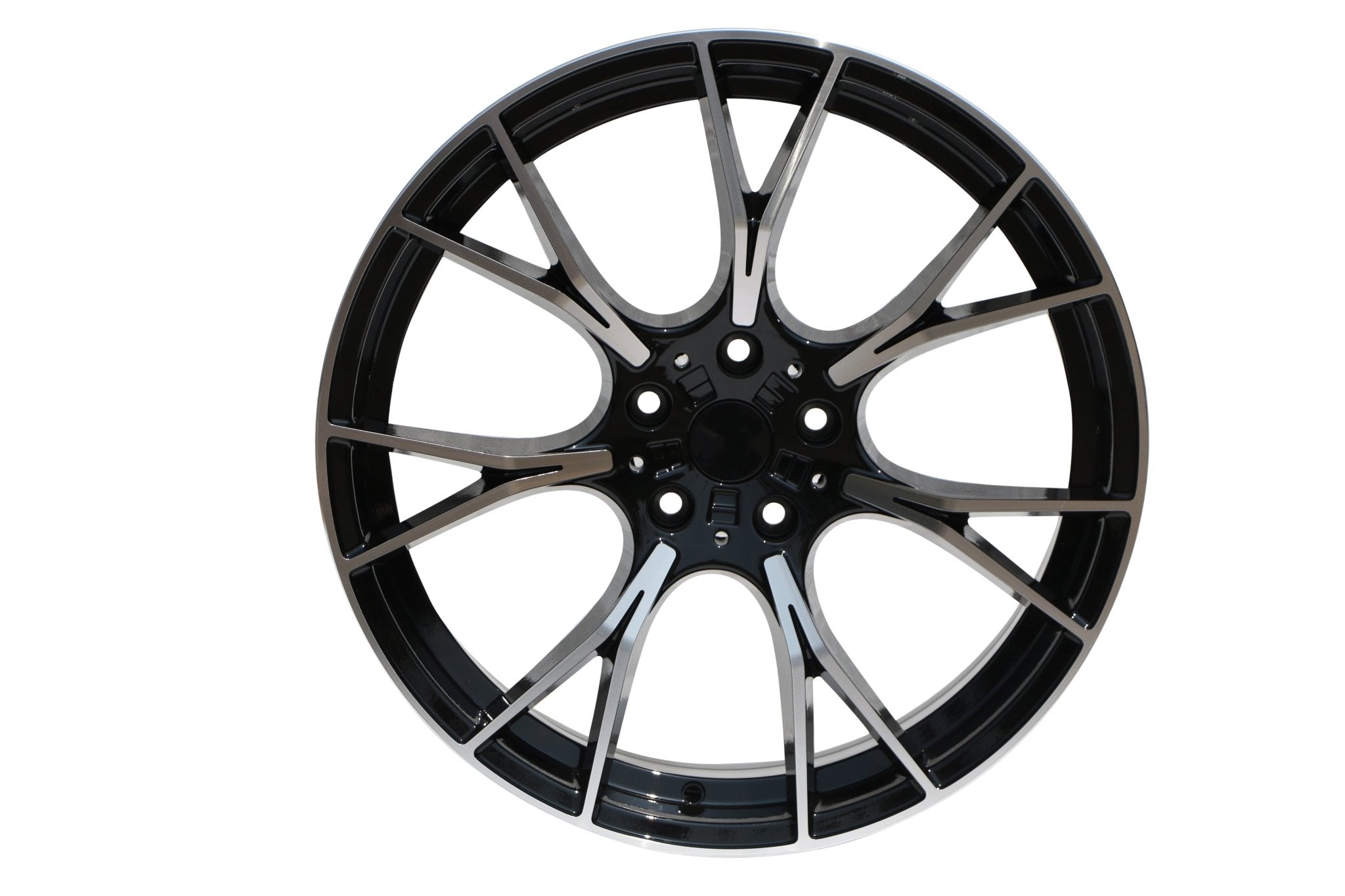 W712 1617 Black Machined Face 20x8.5 ET35 5x120 CB72.56