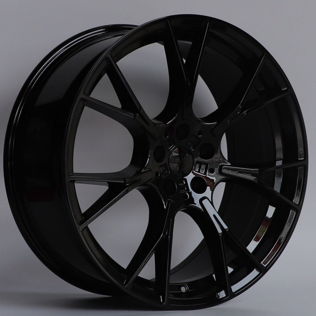 W712 1617 Gloss Black 20x9.5 ET38 5x112 CB66.6
