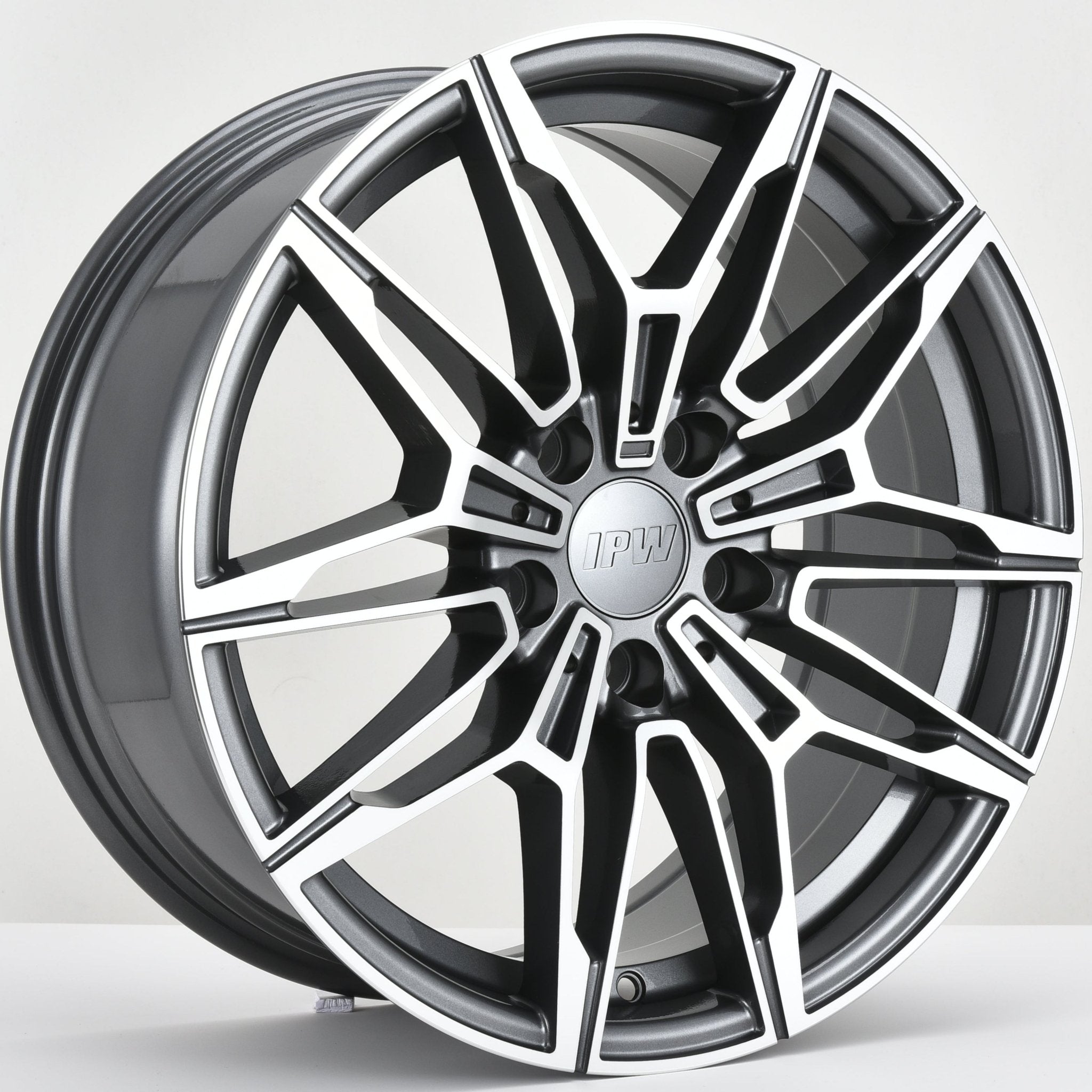 W714 7106 Gunmetal Machined Face 19x9.0 ET40 5x120 CB72.56