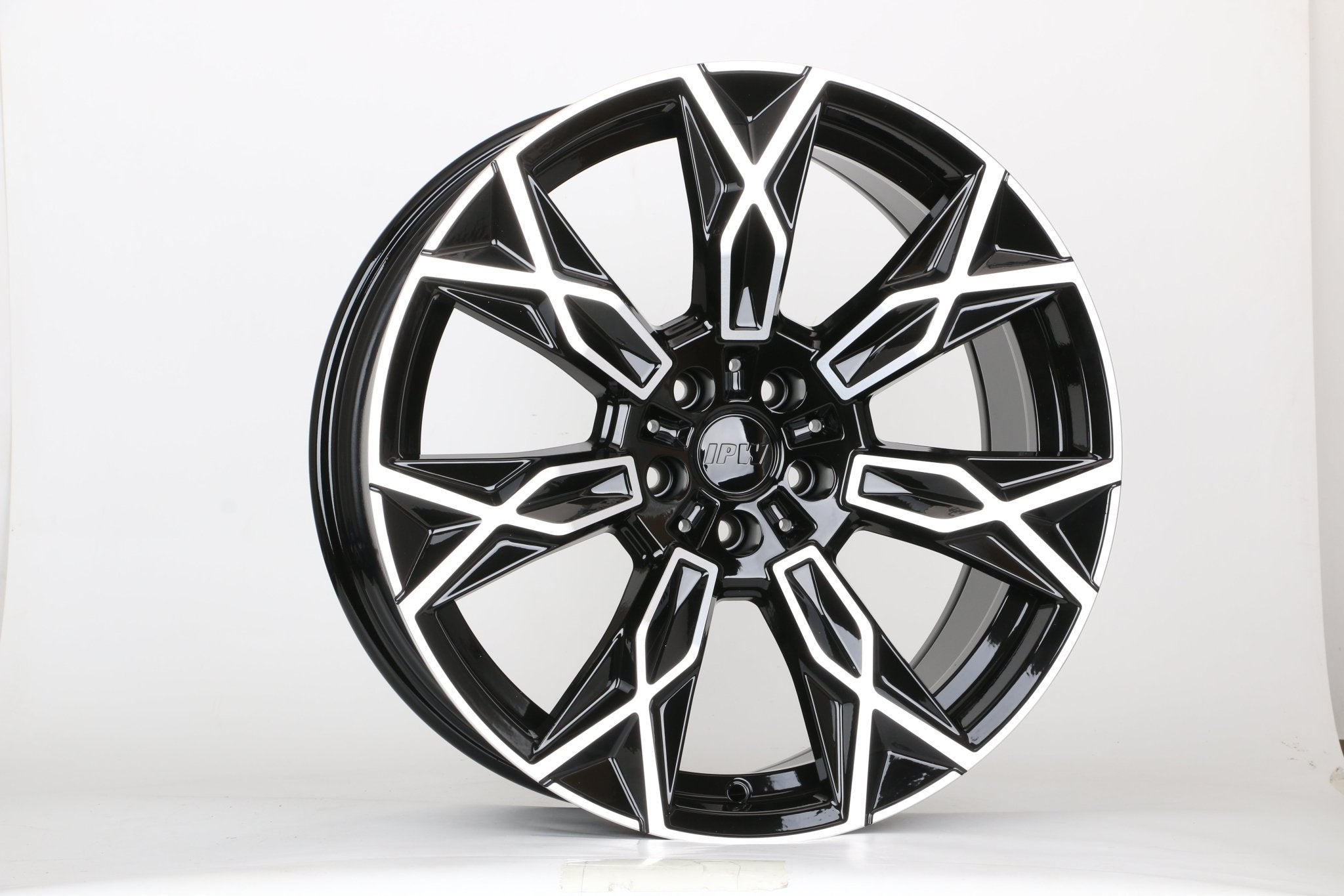 W722 1838 Black Machined Face 20x8.5 ET25 5x112 CB66.6
