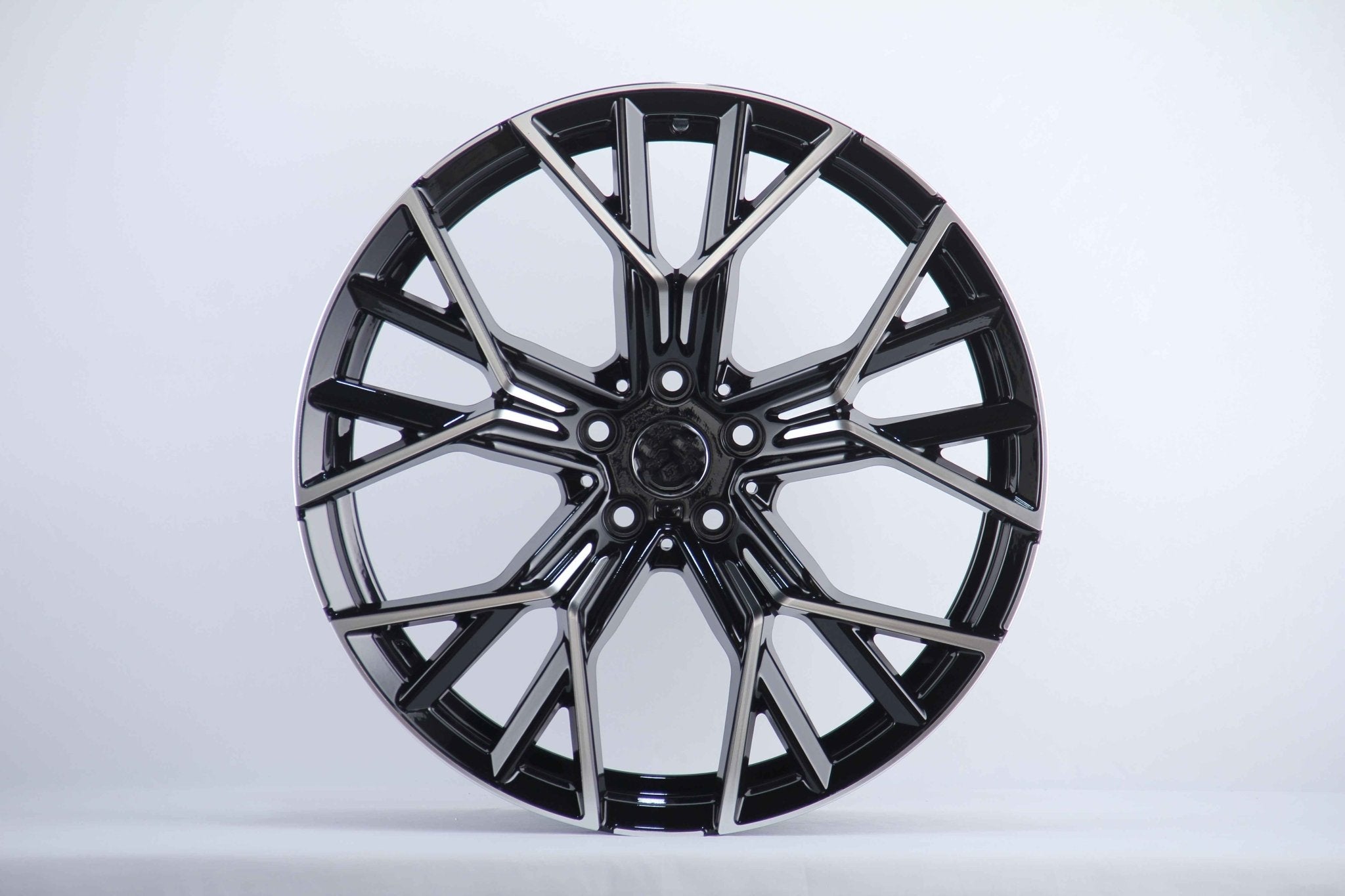 W727 1906 Black Machined Face 19x8.0 ET28 5x112 CB66.6