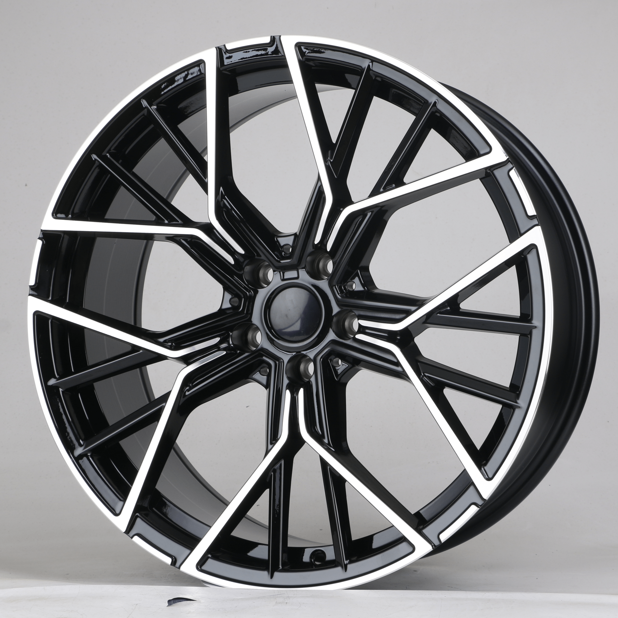 W727 777 Black Machined Face 19x8.0 ET35 5.x120 CB72.56