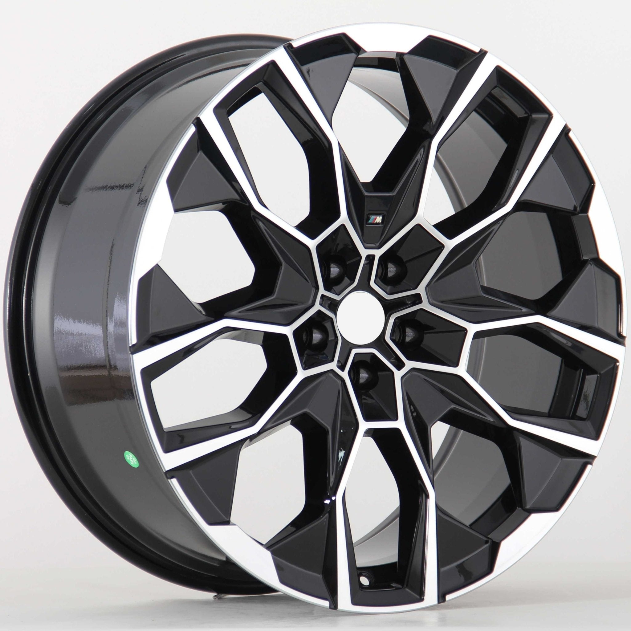 W746 7118 Black Machined Face 22x9.5 ET40 5x120 CB74.1