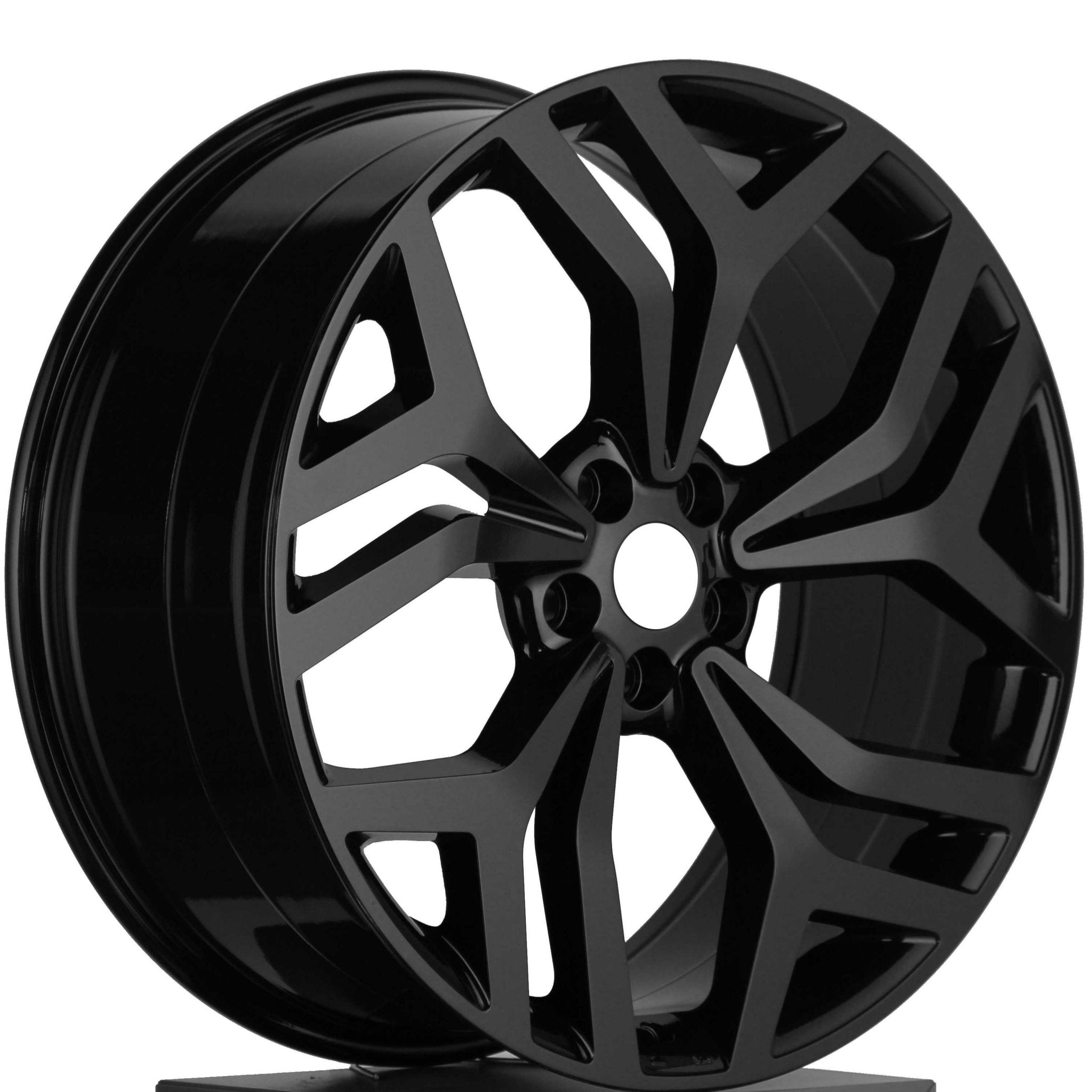 W791 787 Gloss Black 22x9.5 ET45 5x120 CB72.6