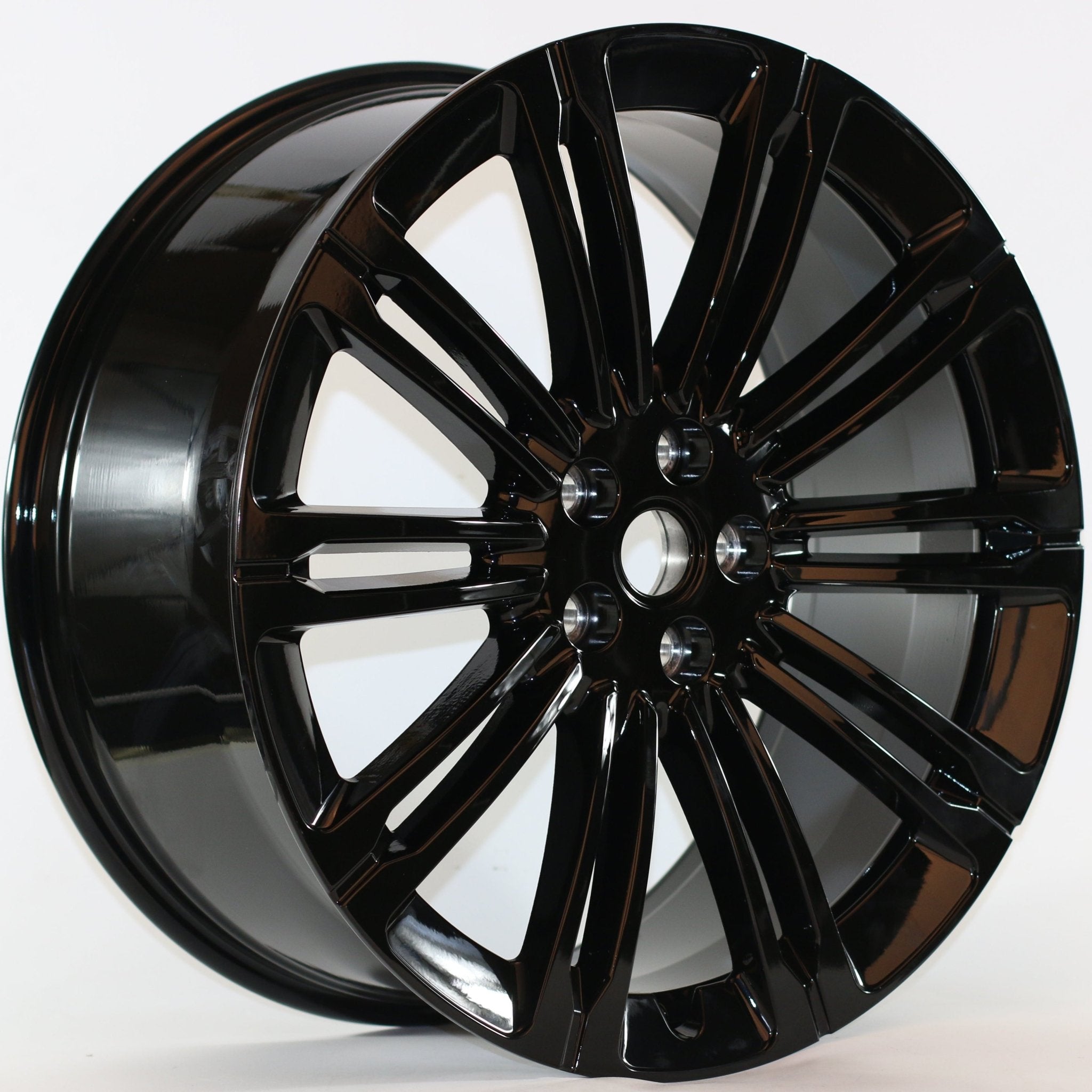 W792 D1808 Gloss Black 22x9.5 ET45 5x108 CB63.4