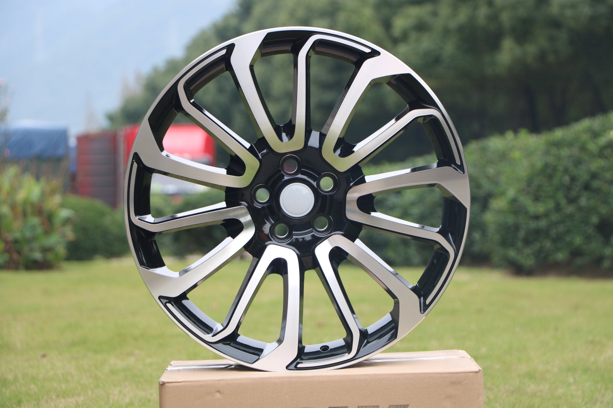 W795 D959 Black Machined Face 20*9.5 ET45 5*120 CB72.6   D959