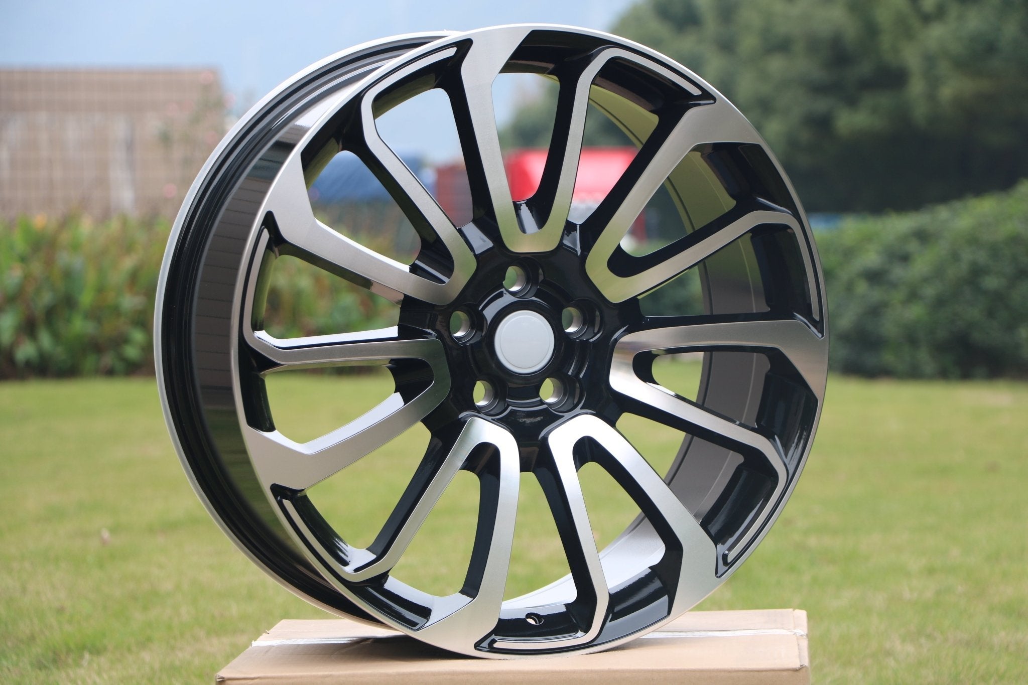 W795 D959 Black Machined Face 20*9.5 ET45 5*120 CB72.6   D959