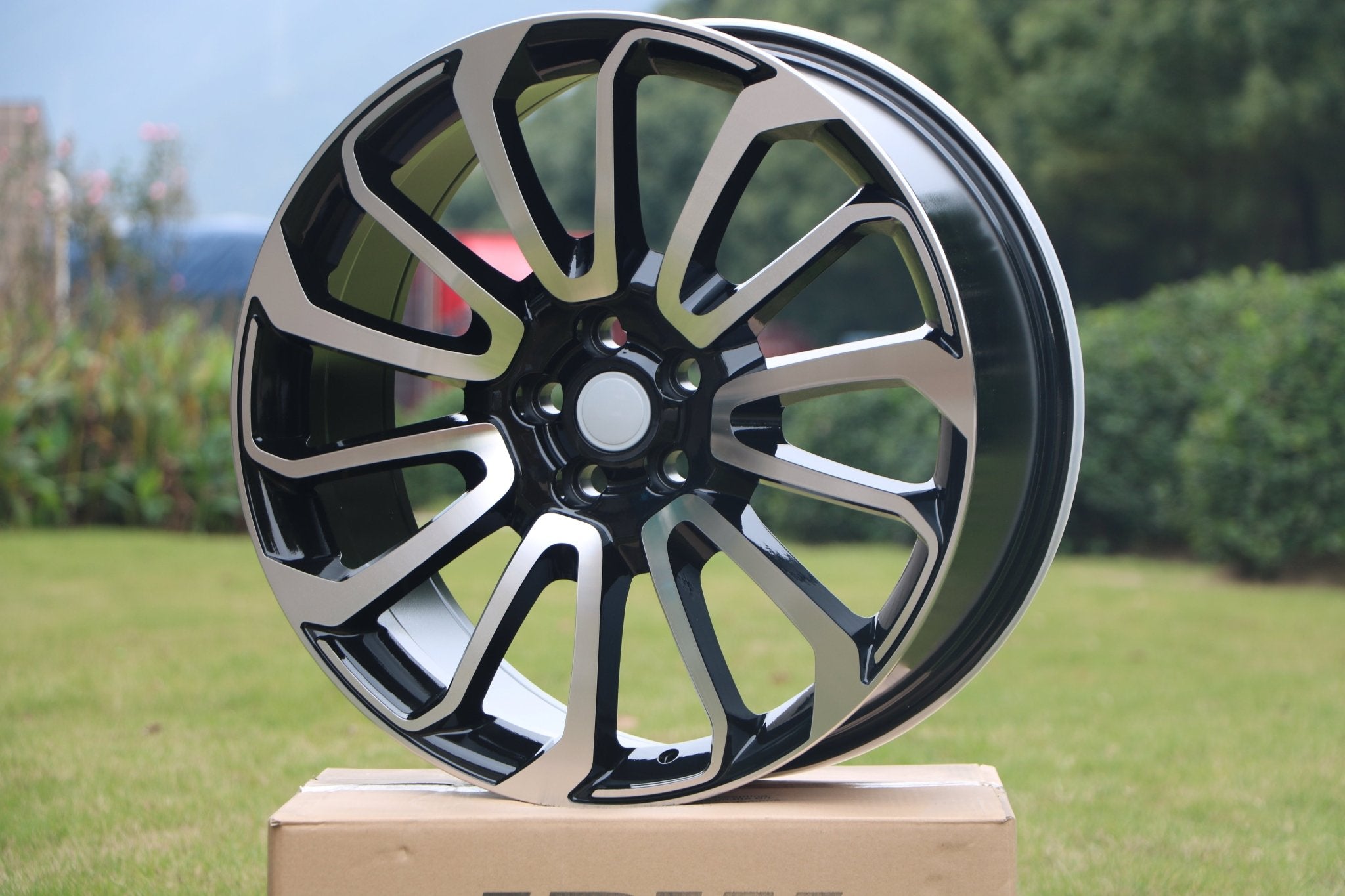 W795 D959 Black Machined Face 20*9.5 ET45 5*120 CB72.6   D959