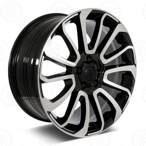W795 D959 Black Machined Face 20*9.5 ET45 5*120 CB72.6   D959