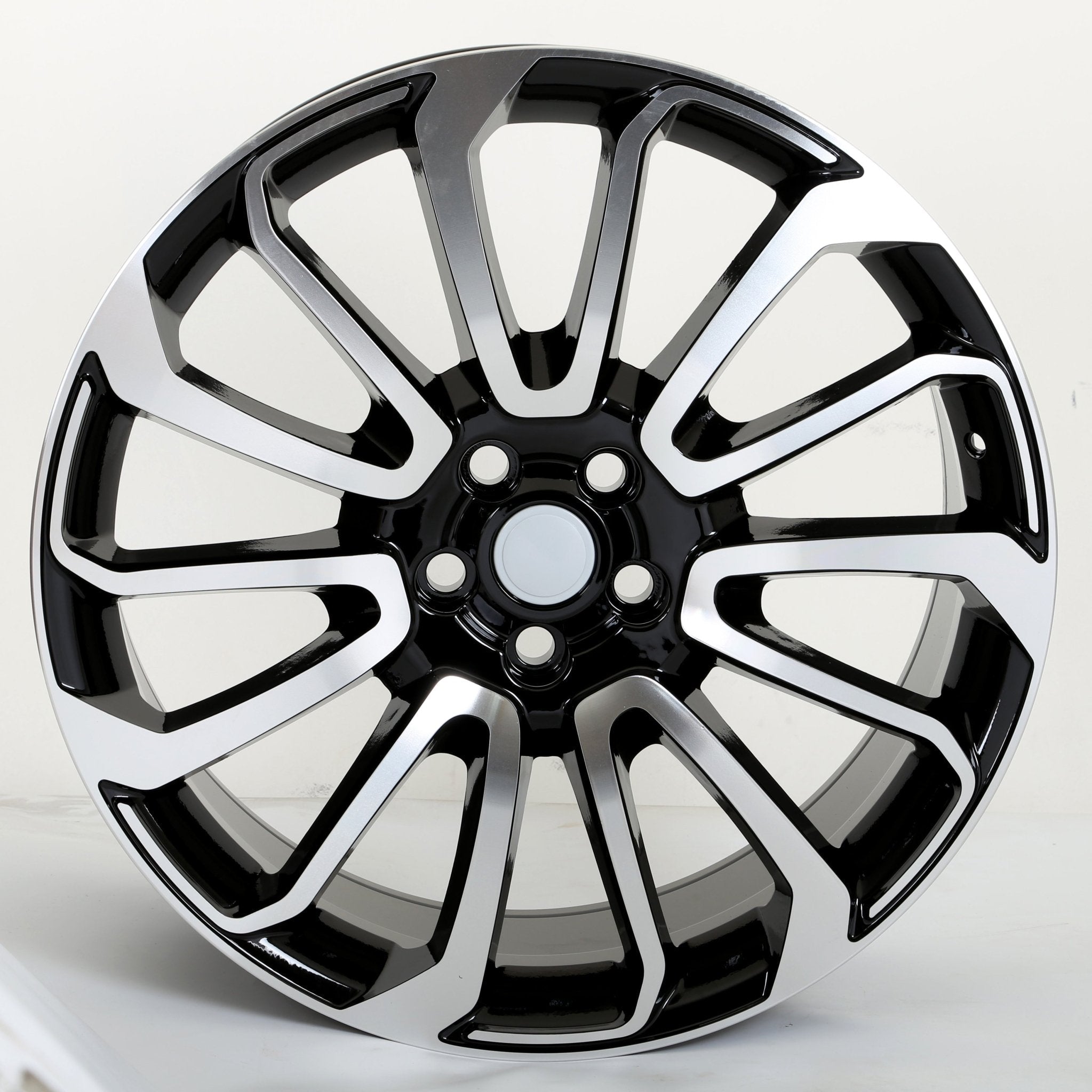 W795 Black Machined Face 22x9.5 ET45 5x120 CB72.6 D959