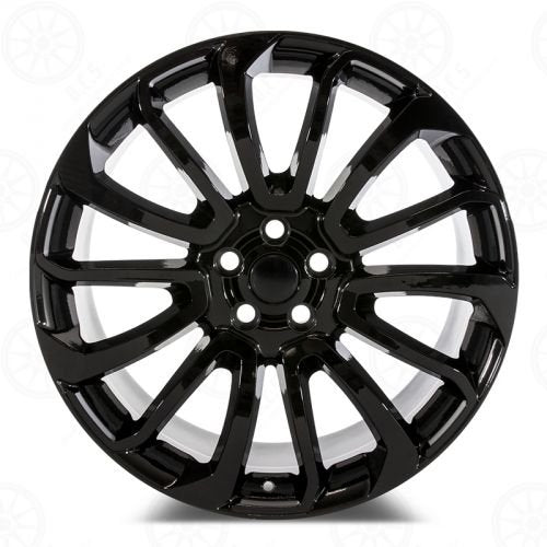 W795 Black Machined Face 22x9.5 ET45 5x120 CB72.6 D959
