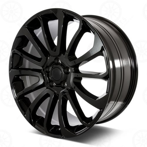 W795 Black Machined Face 22x9.5 ET45 5x120 CB72.6 D959