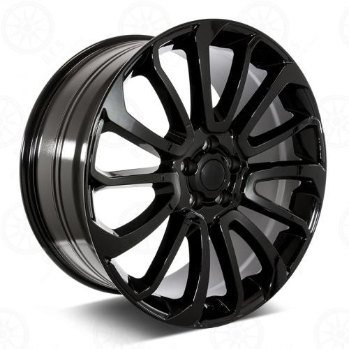W795 Black Machined Face 22x9.5 ET45 5x120 CB72.6 D959
