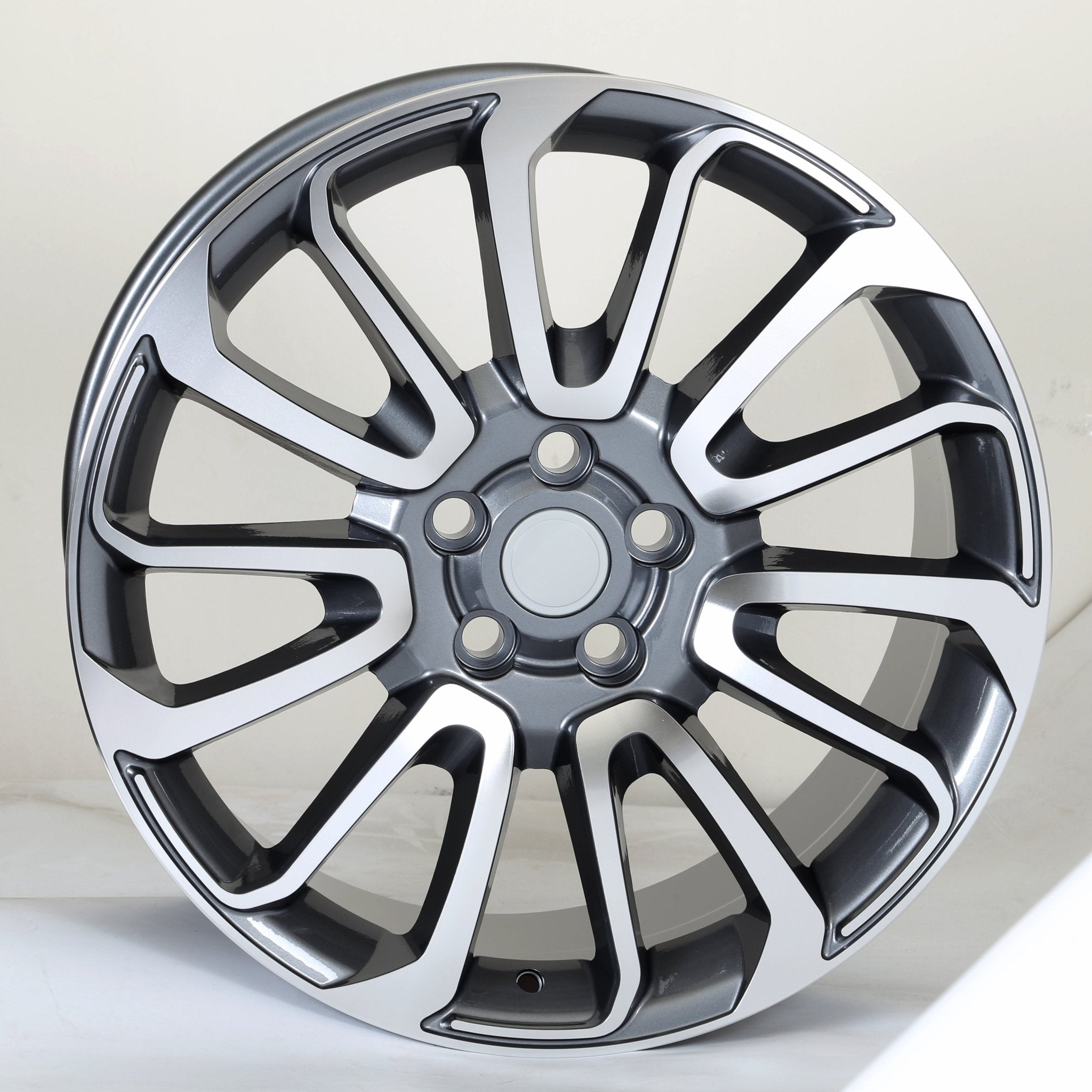 W795 Black Machined Face 22x9.5 ET45 5x120 CB72.6 D959