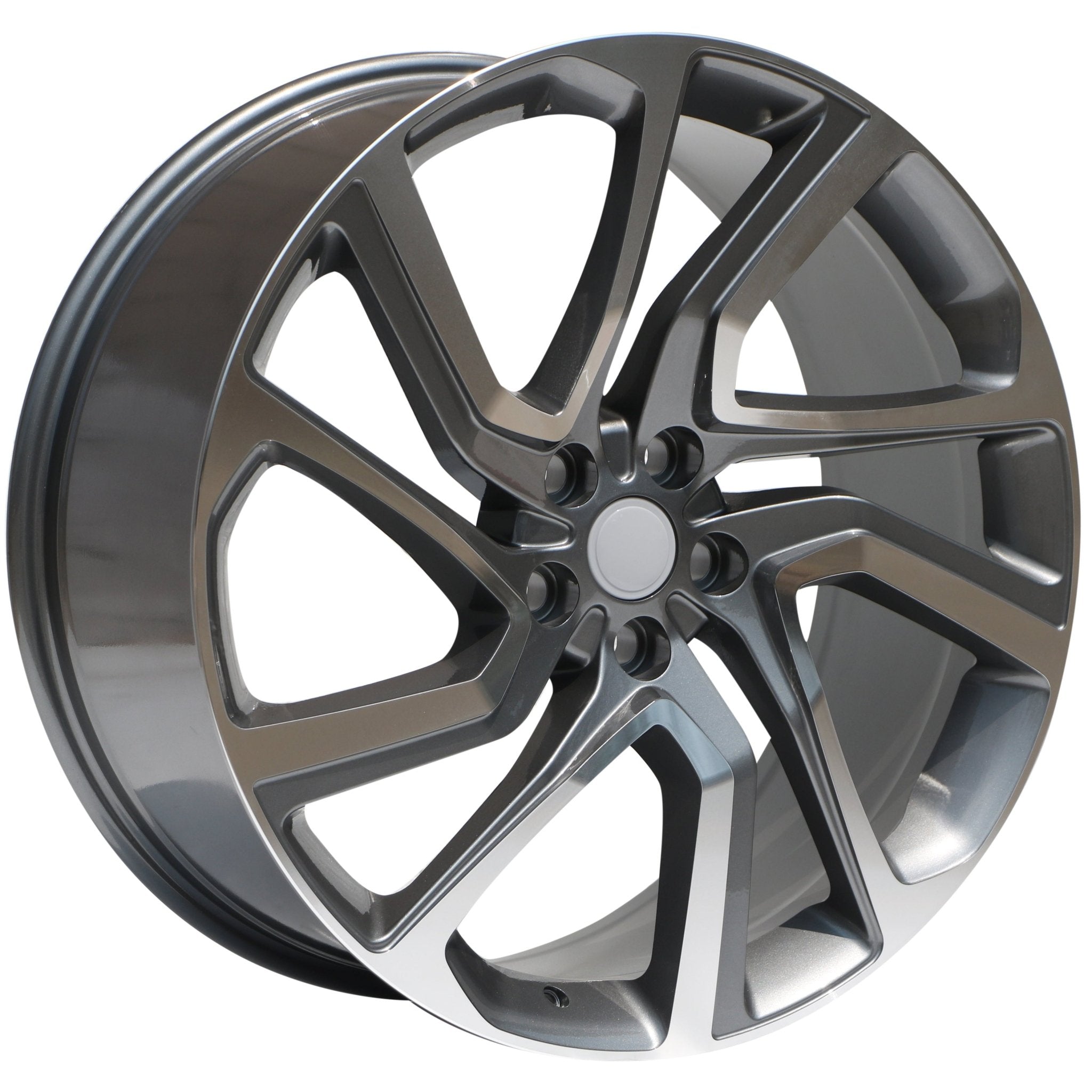W797 Gunmetal Machined Face 22x9.5 ET45 5x120 CB72.6