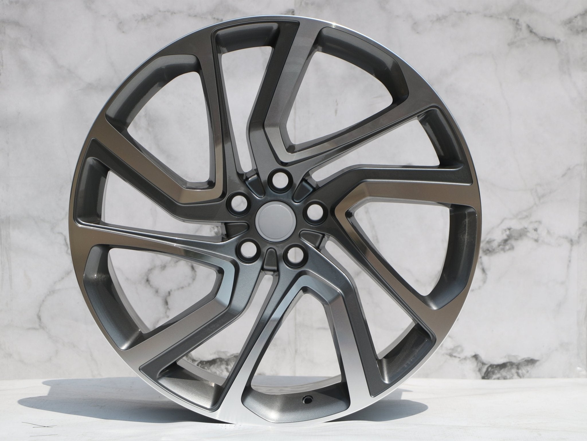 W797 Gunmetal Machined Face 22x9.5 ET45 5x120 CB72.6