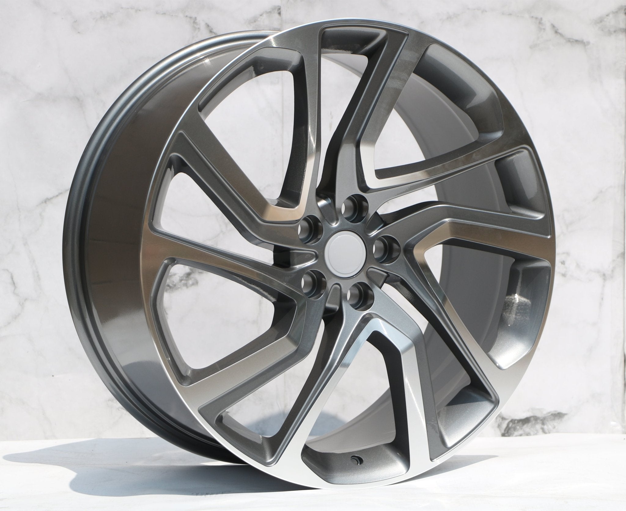 W797 Gunmetal Machined Face 22x9.5 ET45 5x120 CB72.6