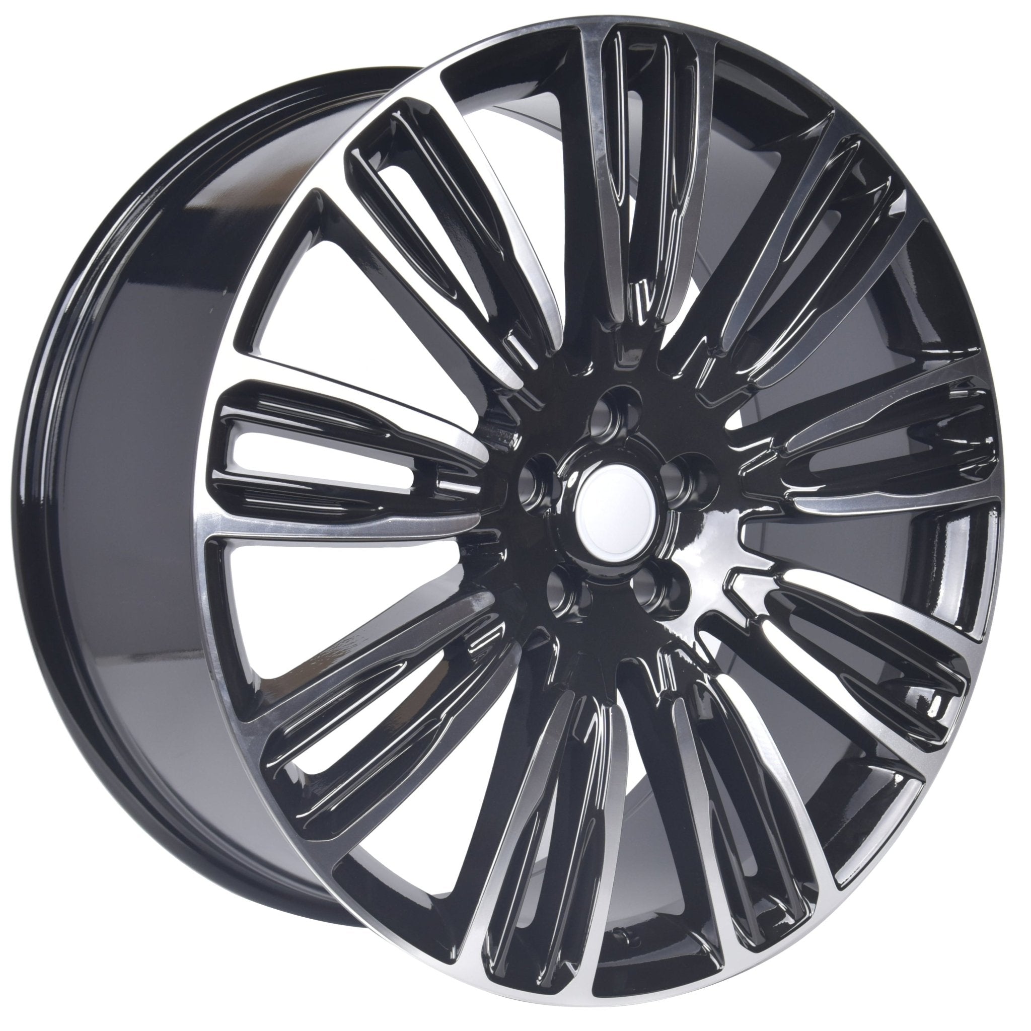 W798 D1292 Black Machined Face 22x9.5 ET45 5x120 CB72.6