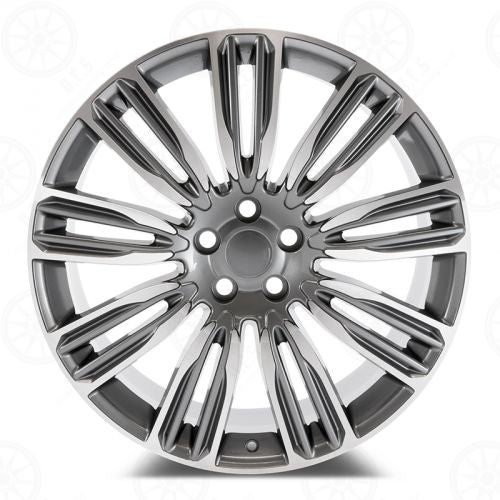 W798 Gunmetal Machined Face 22x9.5 ET45 5x120 CB72.6