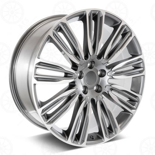 W798 Gunmetal Machined Face 22x9.5 ET45 5x120 CB72.6