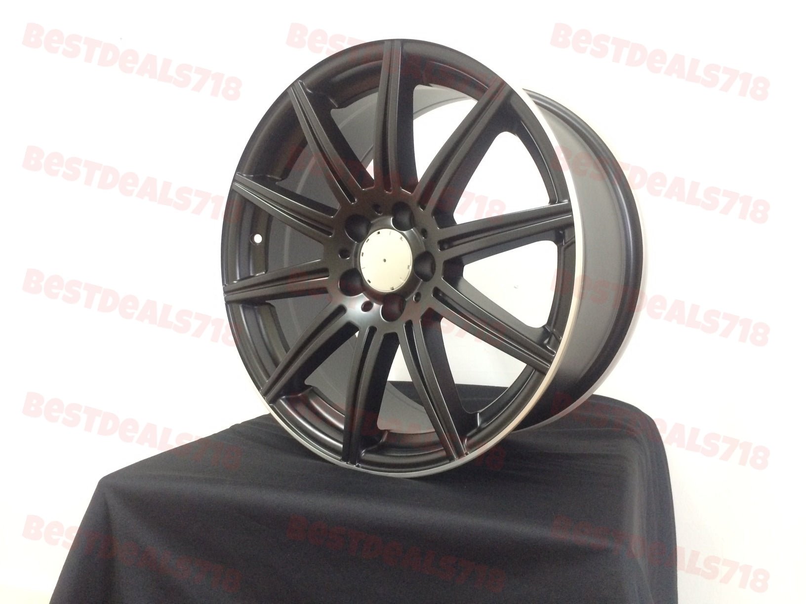 W806 Satin Black Machined Lip 18*9.5 ET35 CB66.6 5x112