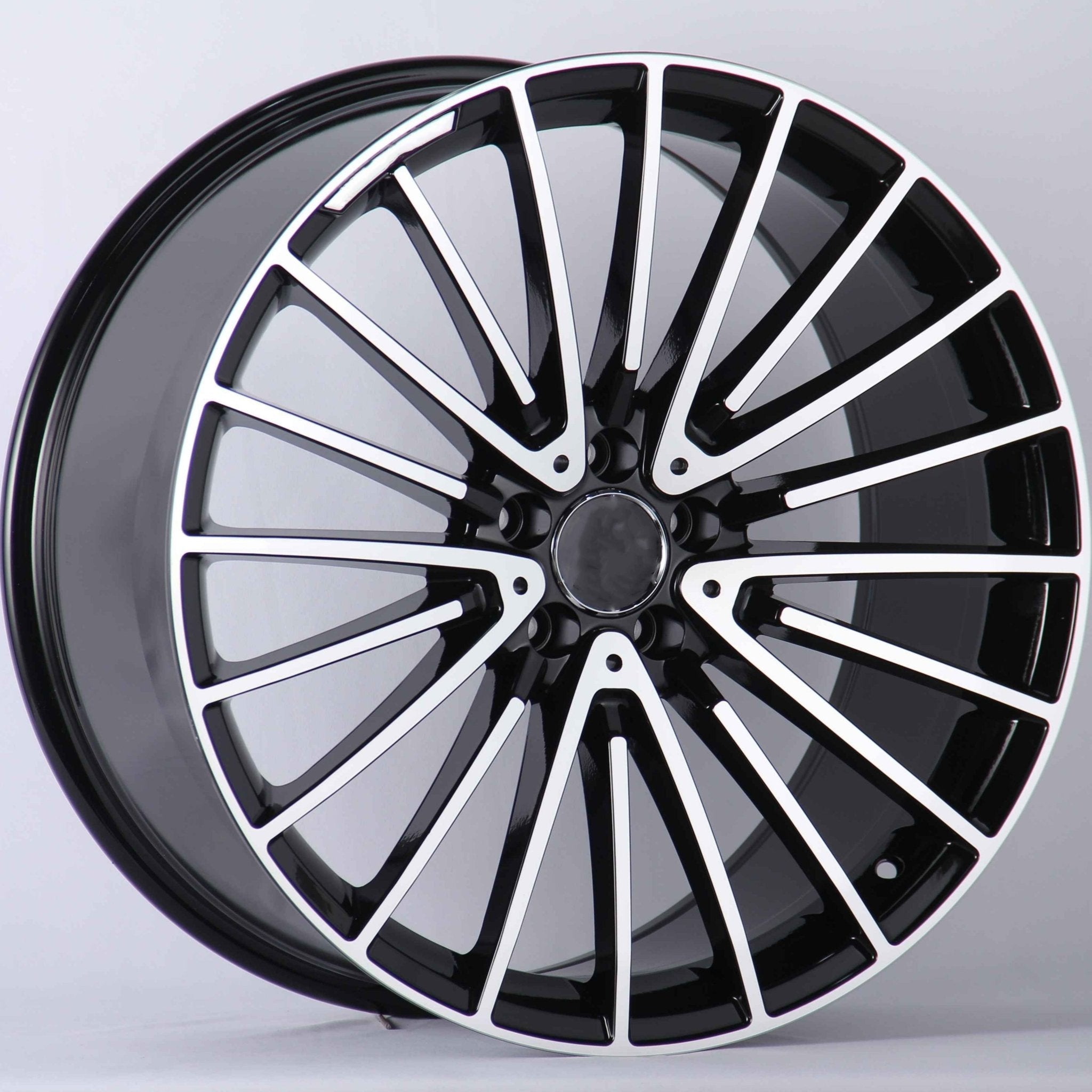 W812 Forged Black Machined Face 20x9.0 ET25 5x112 CB66.56