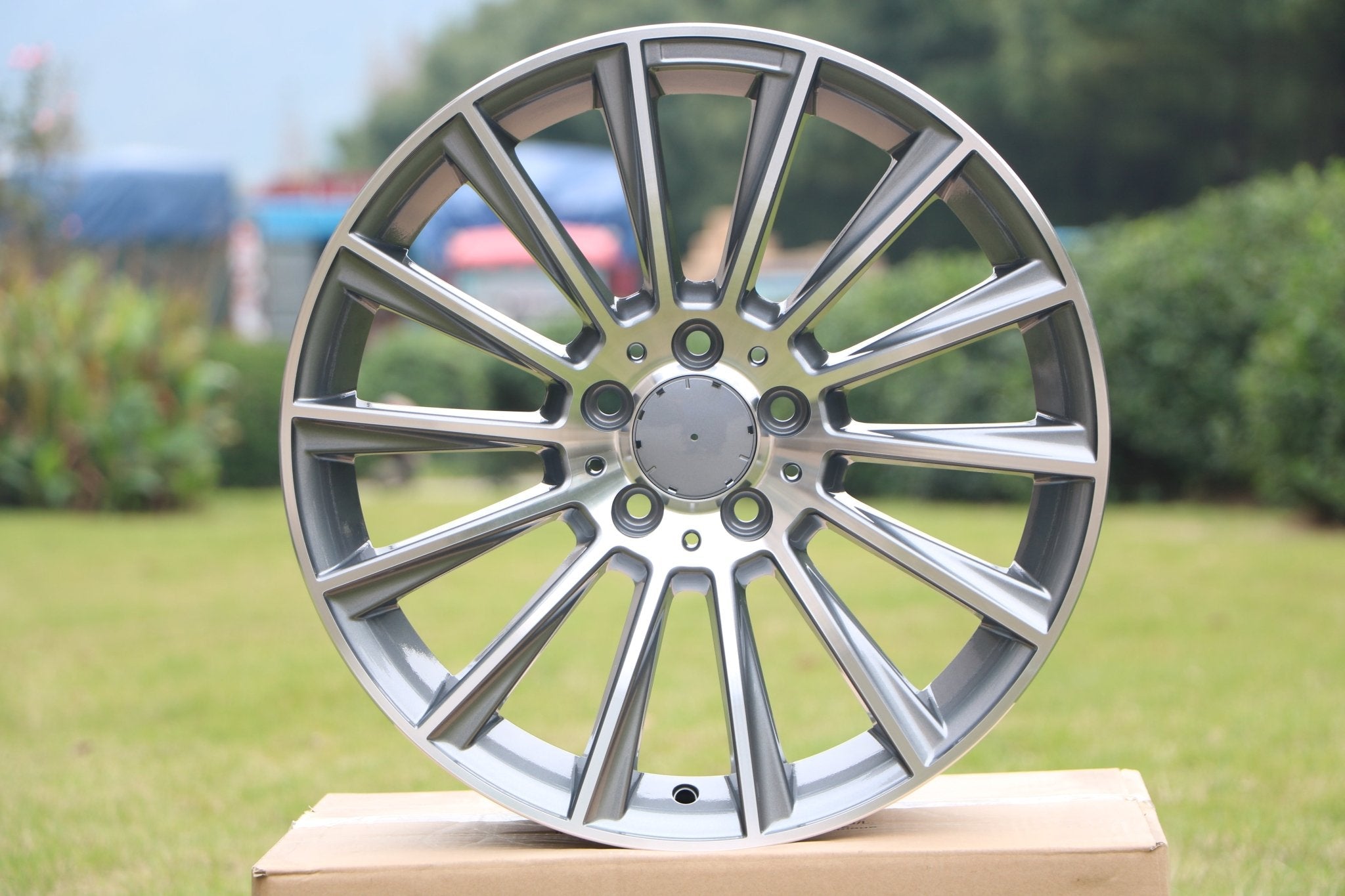 W813 Gunmetal Machined Face 20*9.5 ET35 5*112 CB66.6
