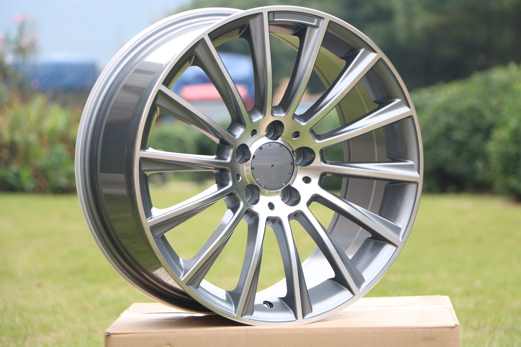 W813 Gunmetal Machined Face 18x8.5 ET45 5x112 CB66.6