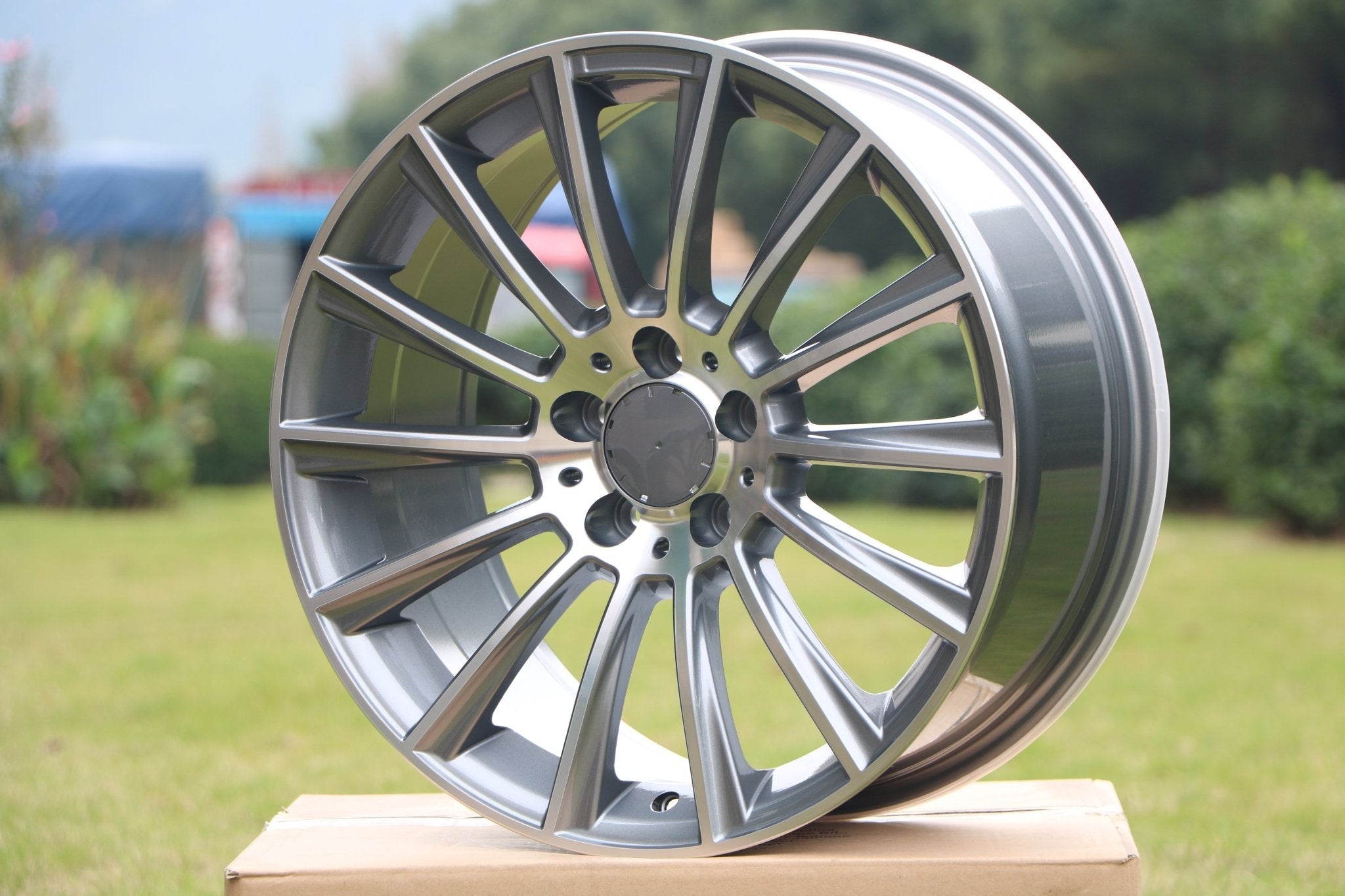 W813 Gunmetal Machined Face 17*8.0 ET35 5*112 CB66.6