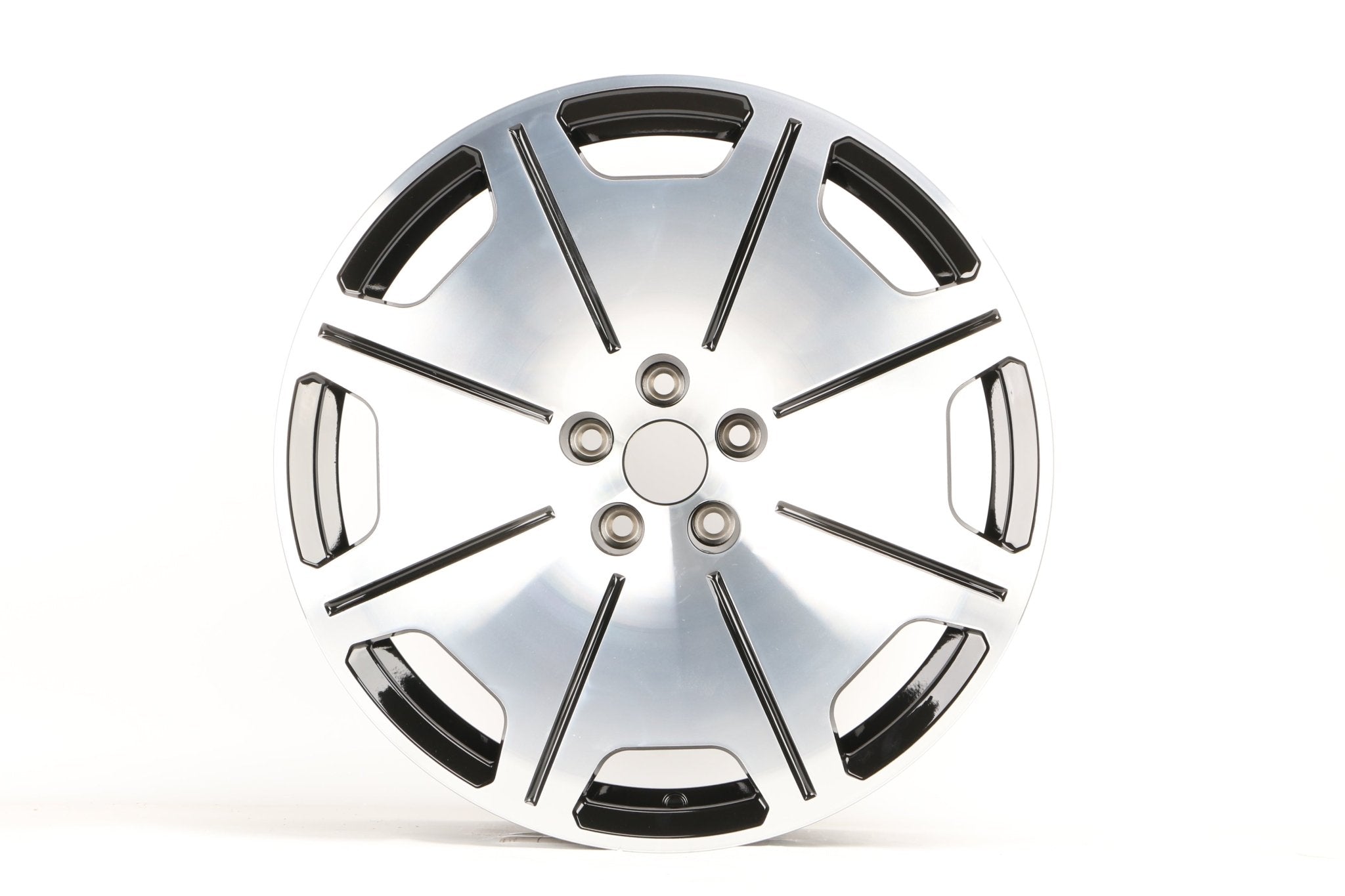 W816 IVF-3052 Black Machined Face 20x9.0 ET30 5x112 CB66.45