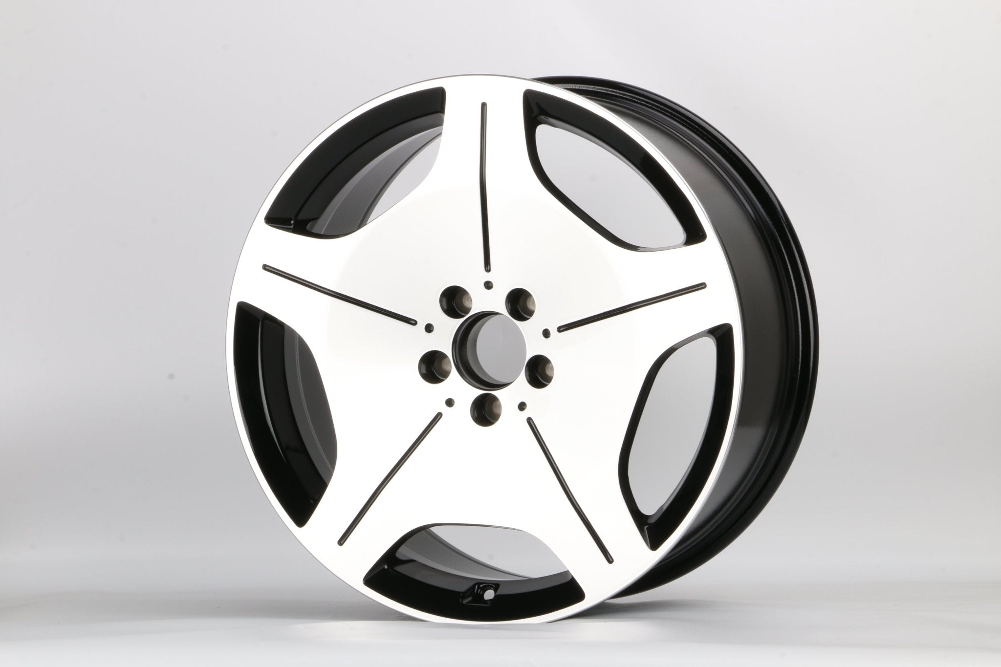 W817 IVF-3069 Black Machined Face 20x9.5 ET43 5x112 CB66.5