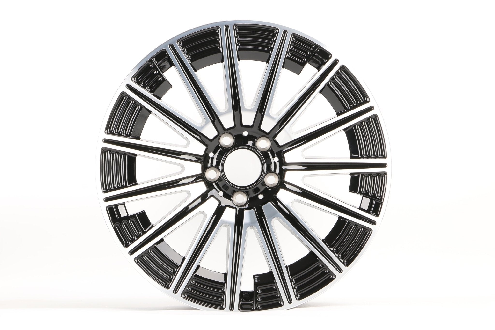 W813 Black Machined Face 18x9.5 ET 35 5x112 CB66.6 C507-C